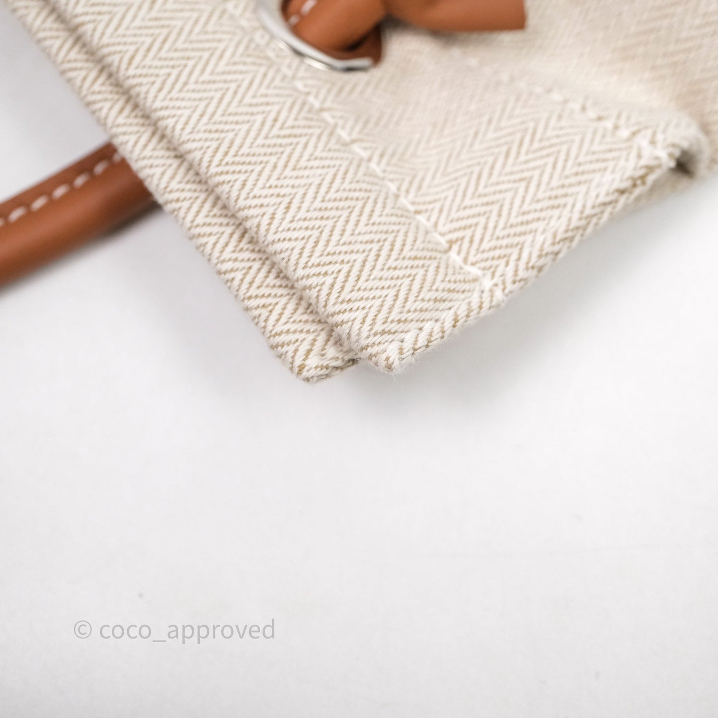 Hermès Aline Canvas Tote Bag