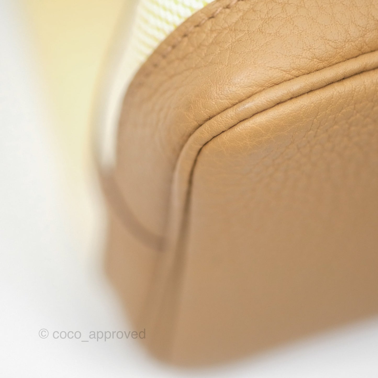 Hermès Garden Party 30 Canvas Ecru-Jaune Citron 9N/ Biscuit 48