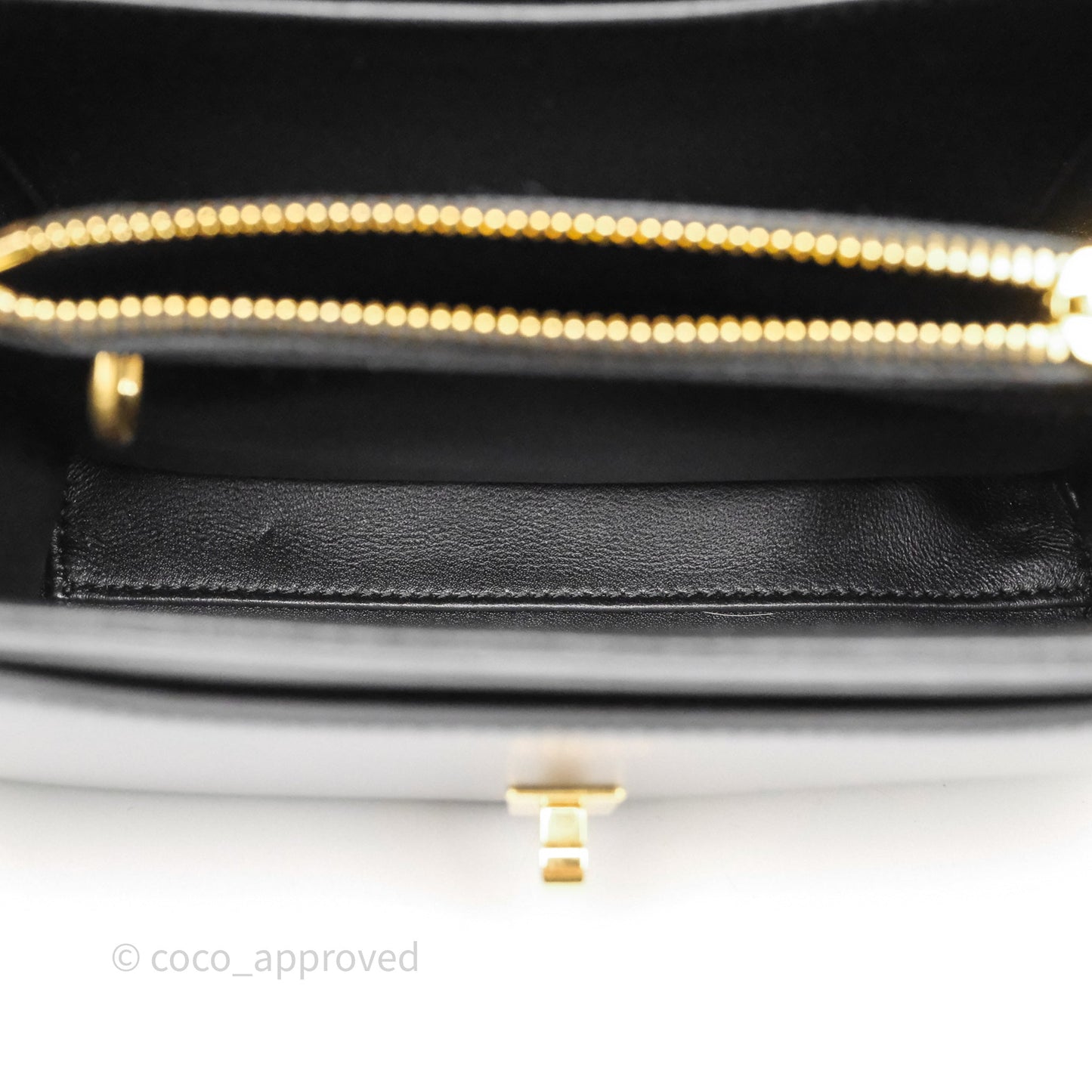 Celine Mini 16 Bag in Satinated Calfskin Black