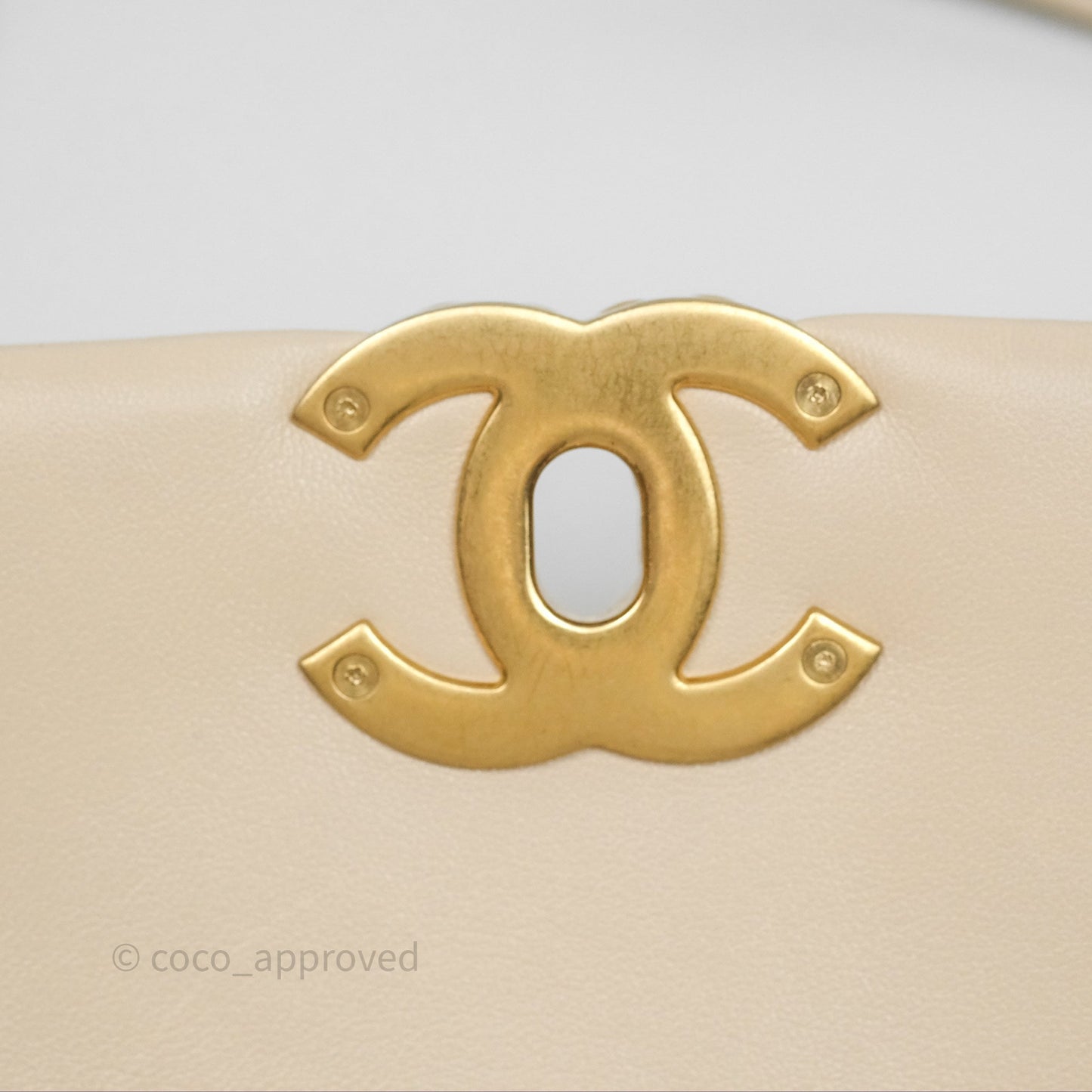 Chanel 19 Small Beige Mixed Hardware