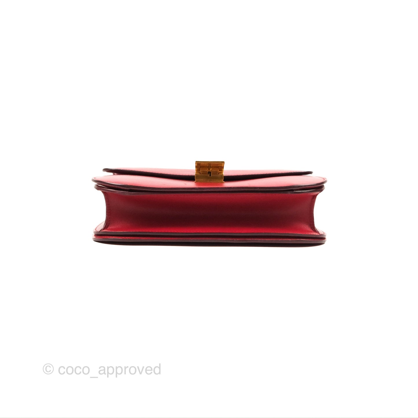 Celine Medium Classic Box Flap Red Calfskin
