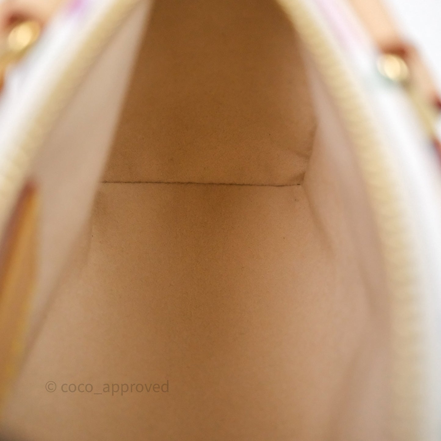 LV x TM Speedy Nano Speedy Multicolore Blanc Monogram Canvas