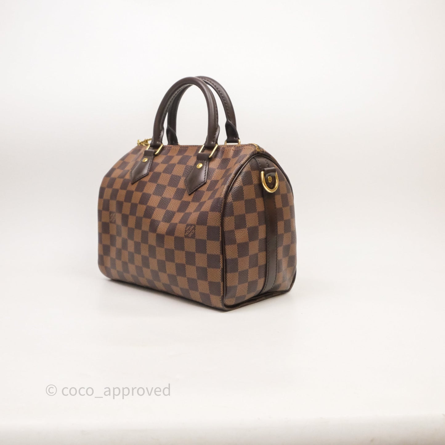 Louis Vuitton Speedy 25 Damier Canvas Gold Hardware