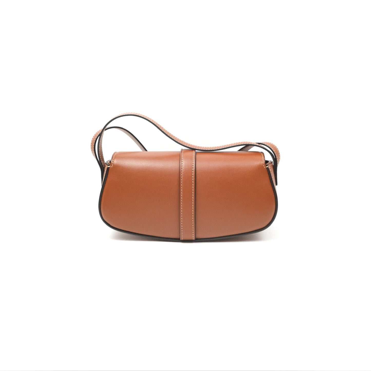 Celine Clutch on Strap Tabou Tan Calfskin