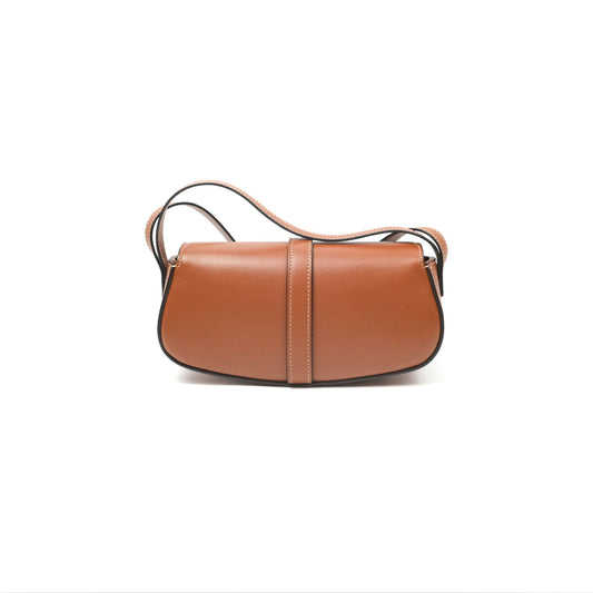 Celine Clutch on Strap Tabou Tan Calfskin