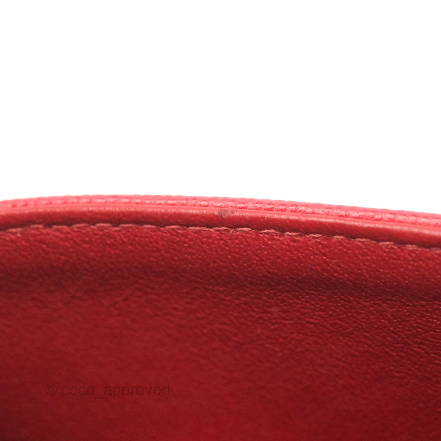Chanel Classic Small S/M Flap Red Caviar Gold Hardware