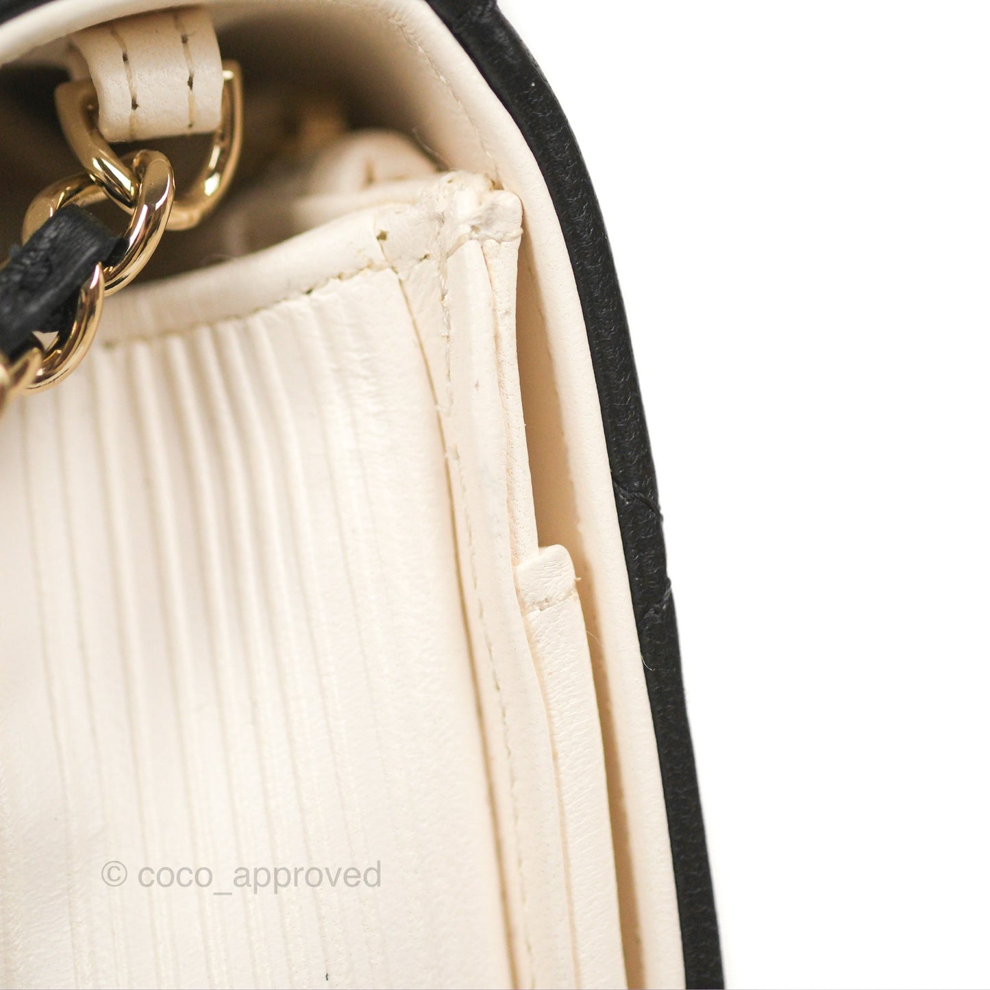 Chanel Quilted Book Wallet on Chain WOC Black Lambskin Gold Hardware