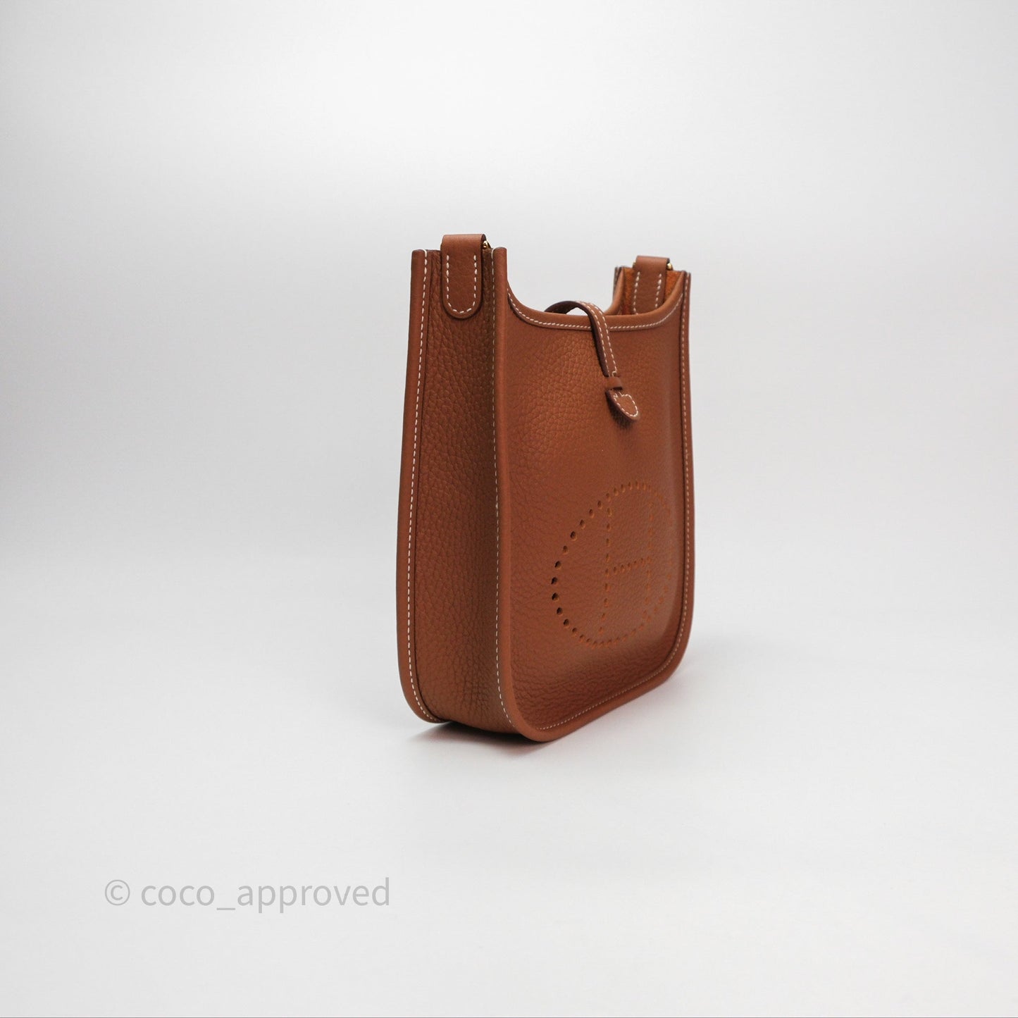 Hermès Mini Evelyne 16 Amazone Gold 37 Clemence Gold Hardware