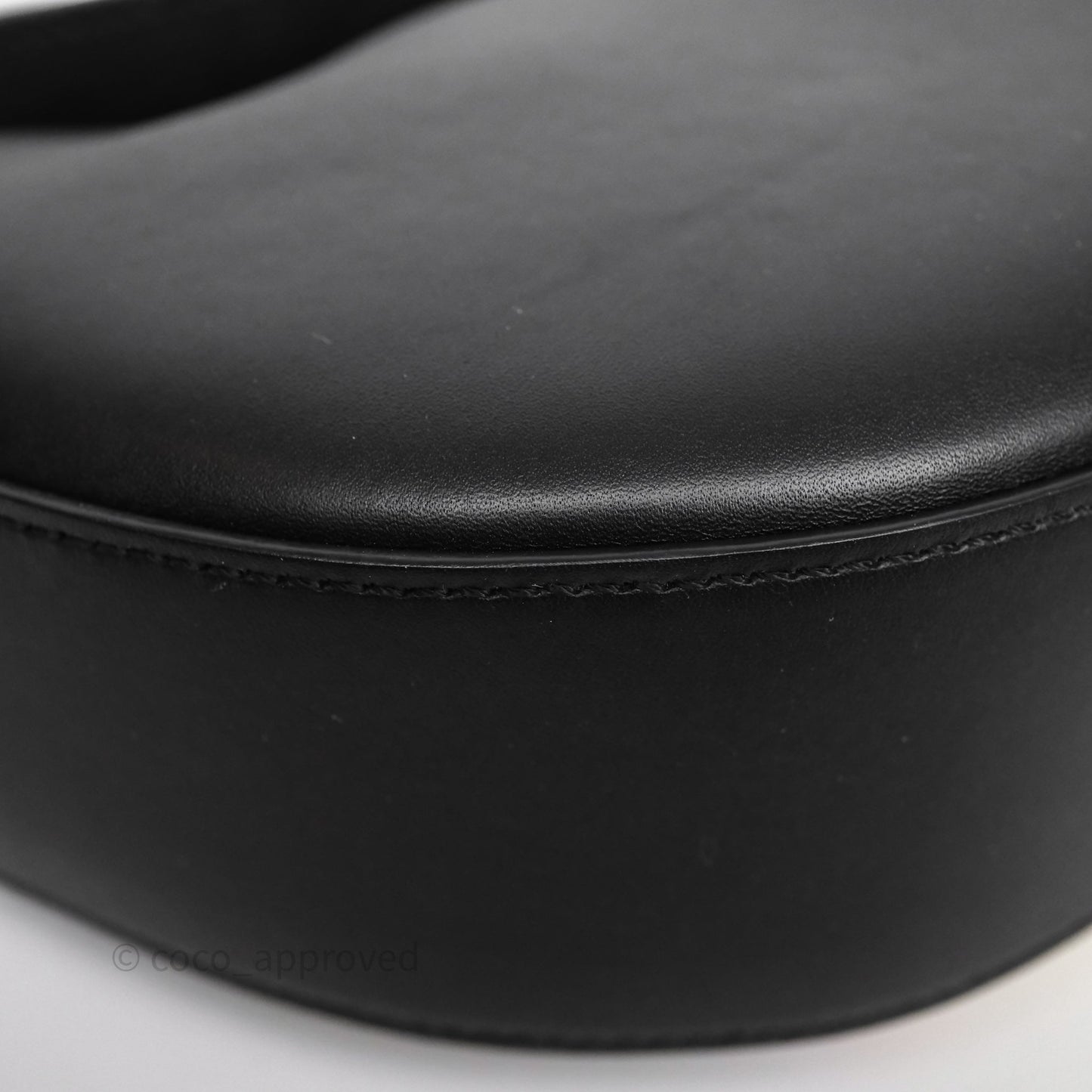 Loewe x Howls Calcifer Luna Shoulder Bag In Black Calfskin