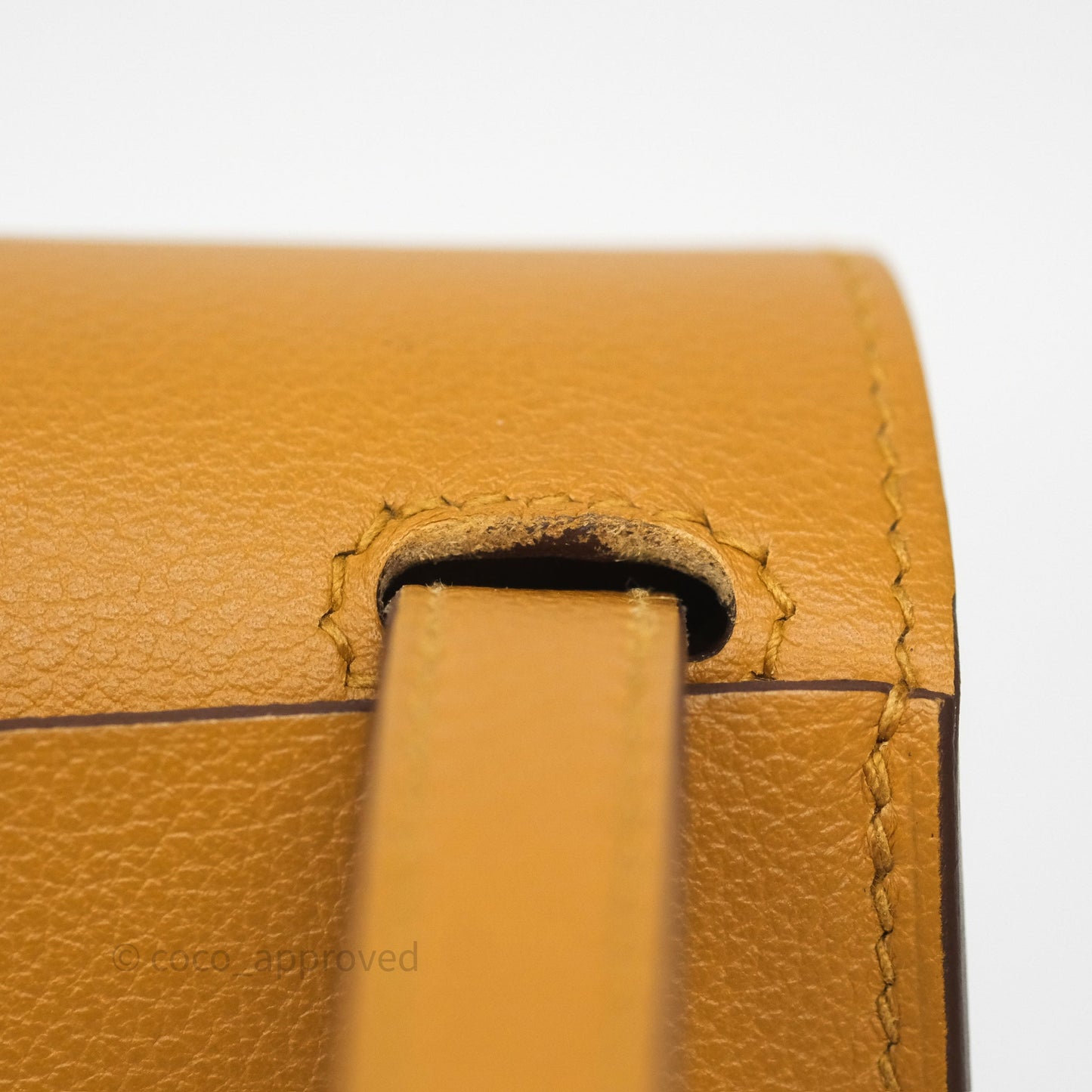 Hermès Halzan 25 Caramel 28 Evercolor Gold Hardware
