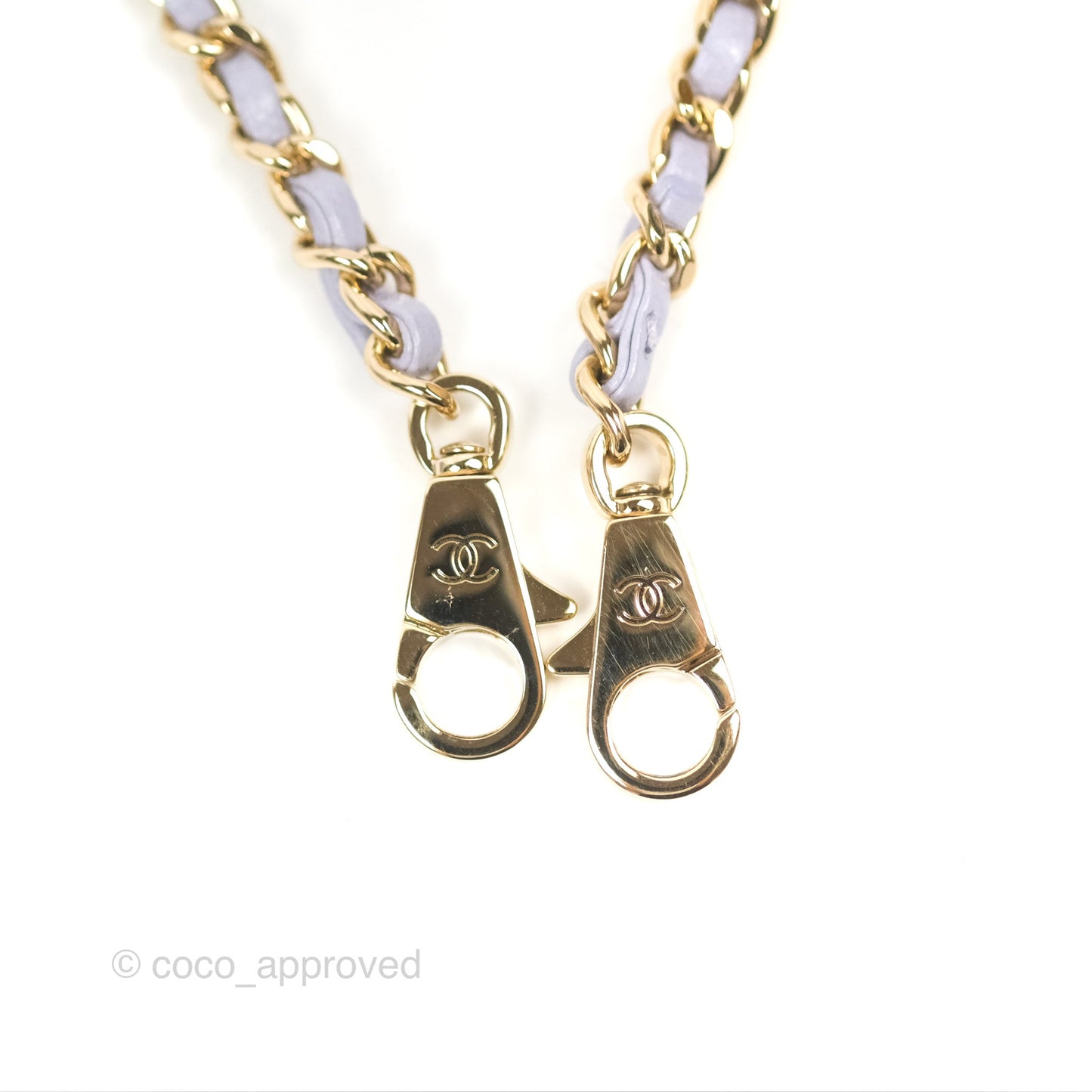 Chanel Small Coco Handle Quilted Lilac Caviar Gold Hardware