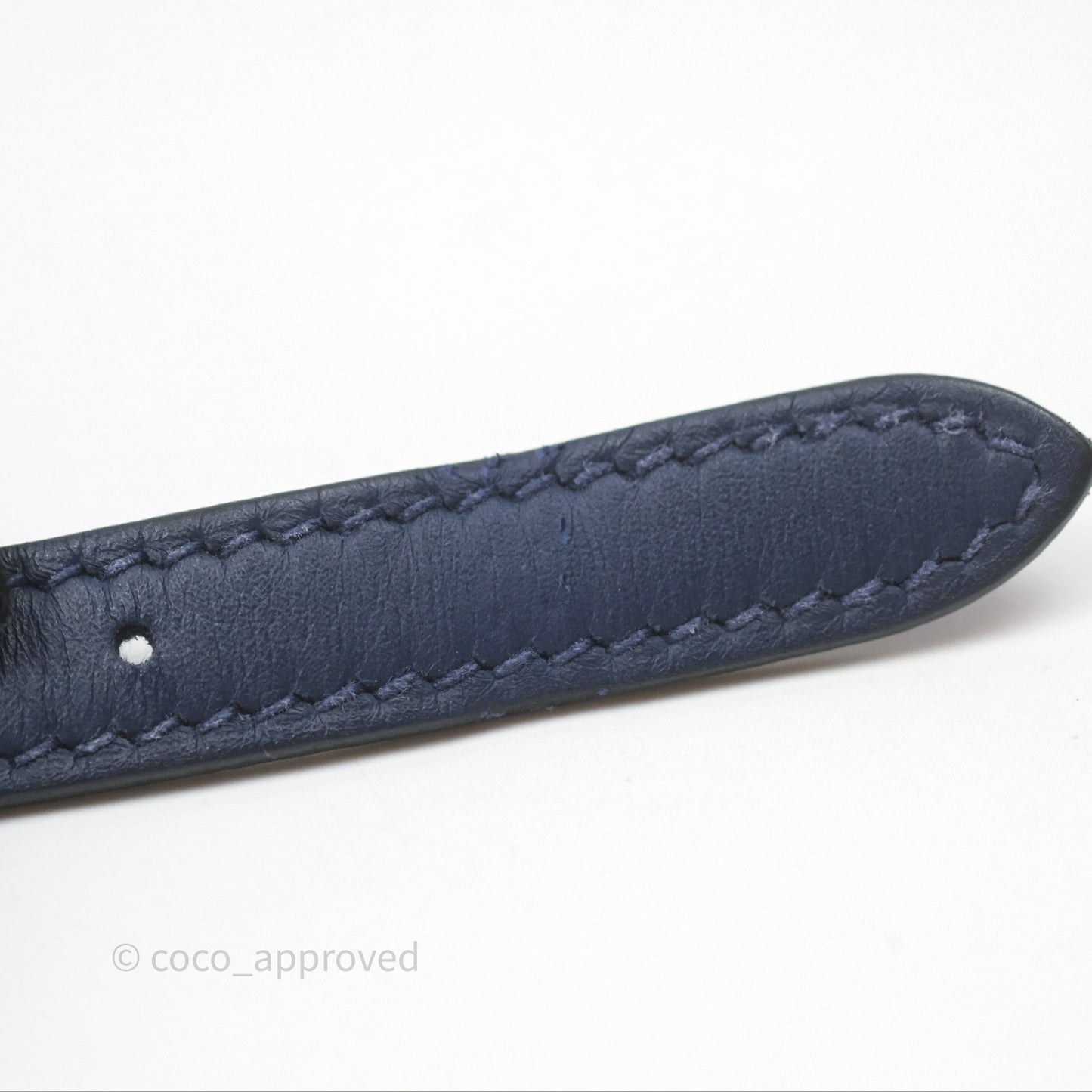 Hermès 24/24 21 Mini Bleu Saphir 73/ Bleu Indigo 76/ Bleu France 71 Evercolor/ Swift Palladium Hardware