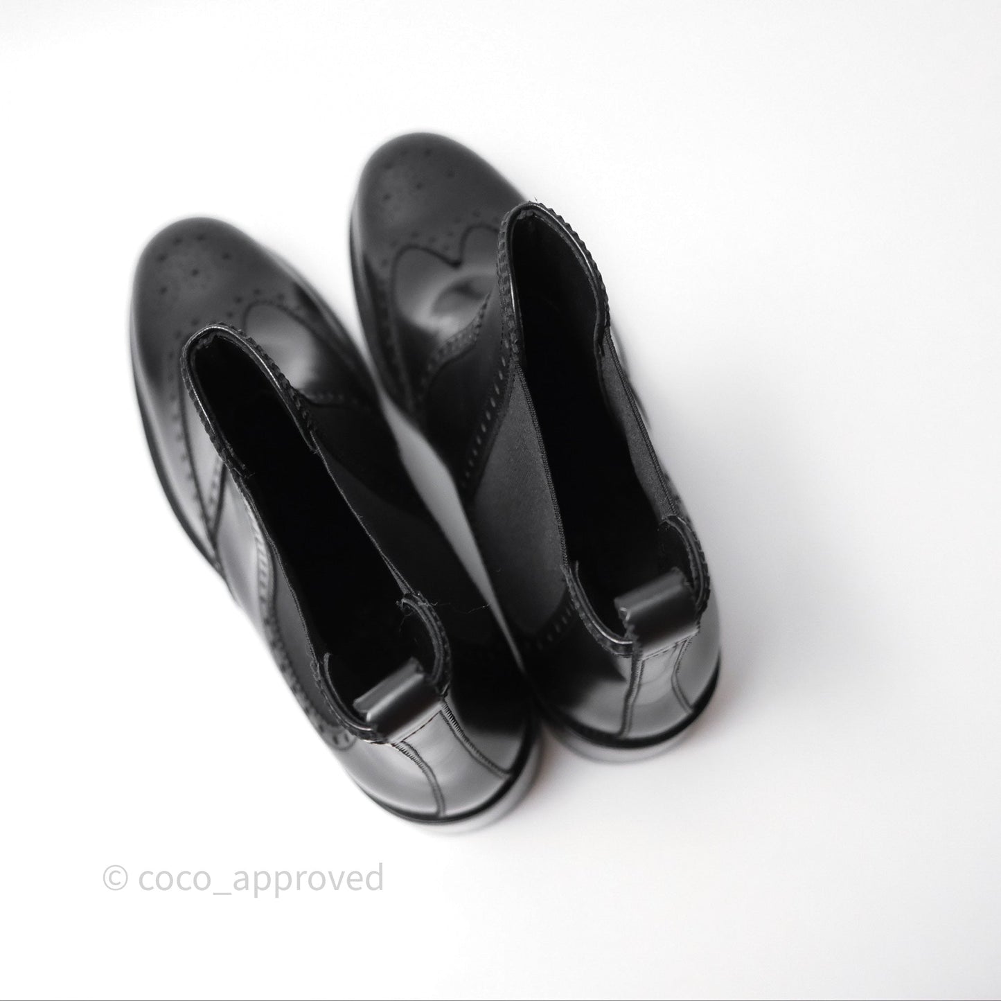 Hermès Hill Ankle Boot Black Calfskin Size 38