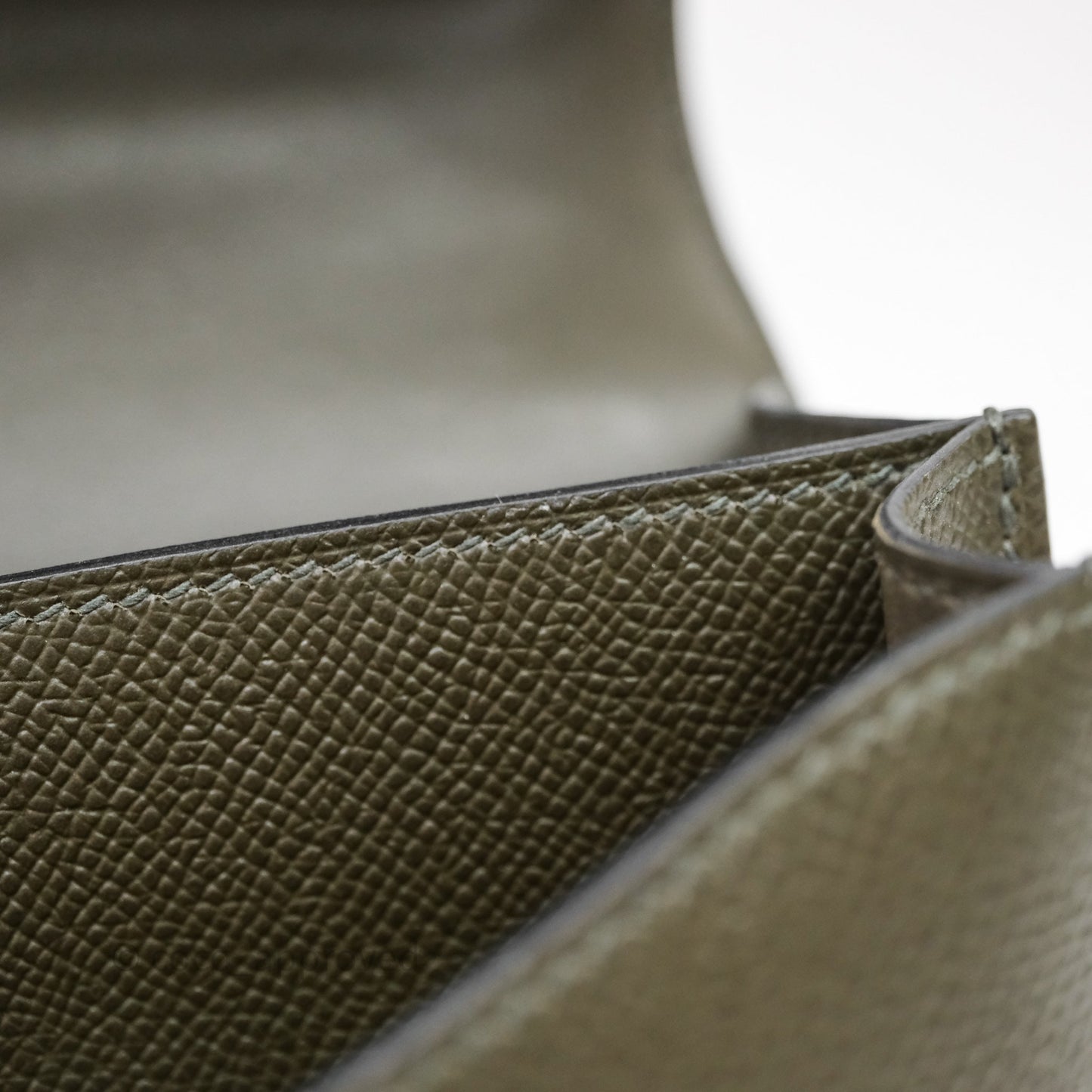 Hermès Constance Mini 18cm Vert de Gris C6 Epsom Gold Hardware
