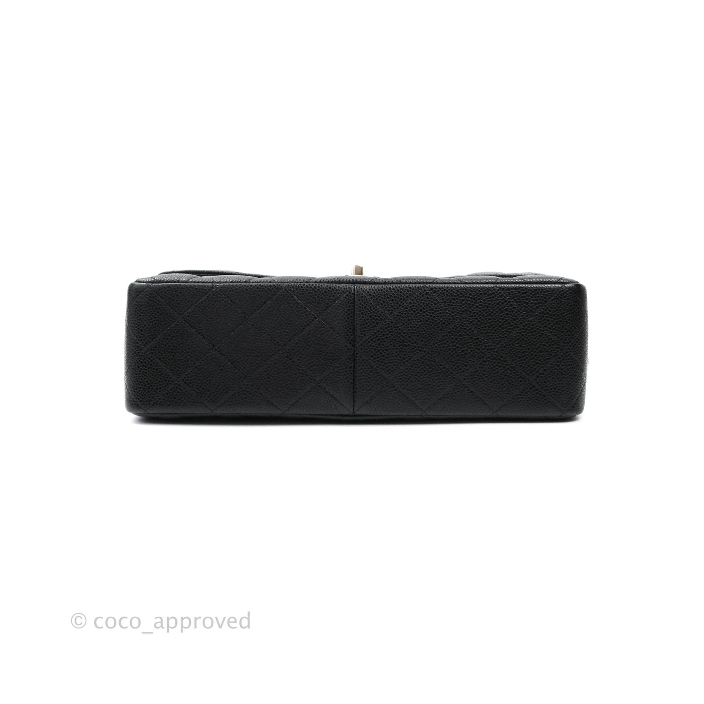 Chanel Jumbo Double Flap Black Caviar Silver Hardware⁣⁣
