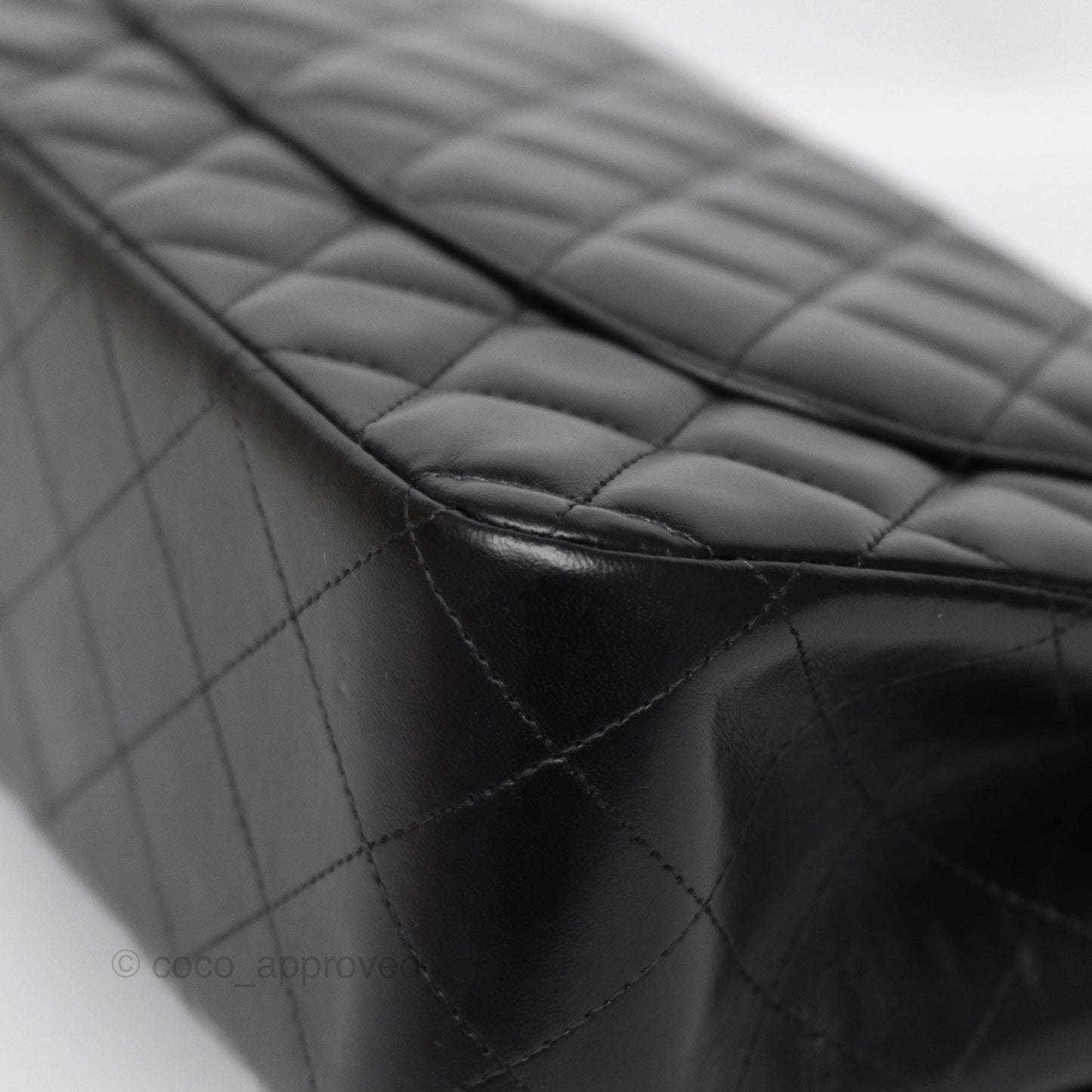 Chanel Jumbo Double Flap Black Lambskin Gold Hardware⁣⁣