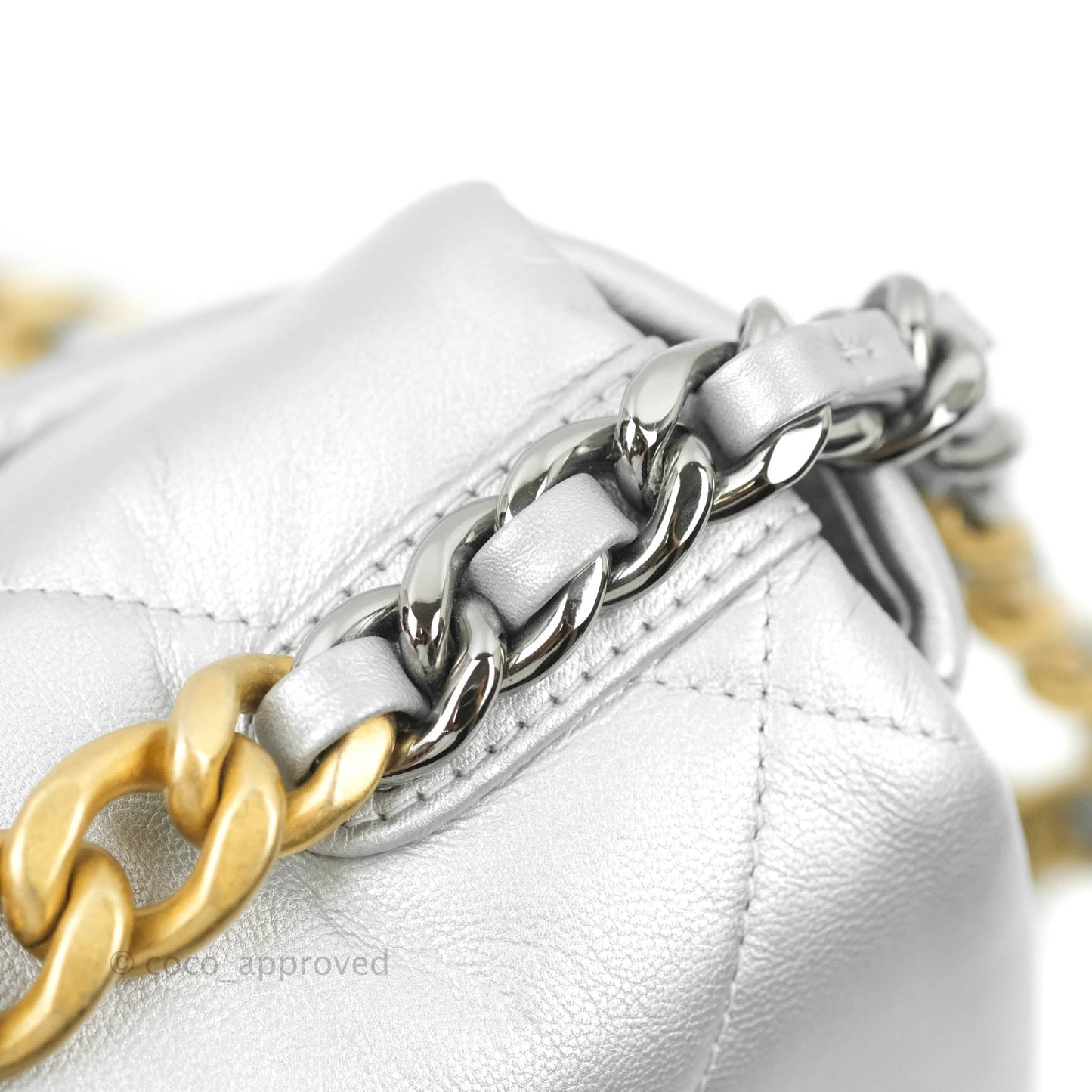 Chanel 19 Small Silver Mixed Hardware 20B