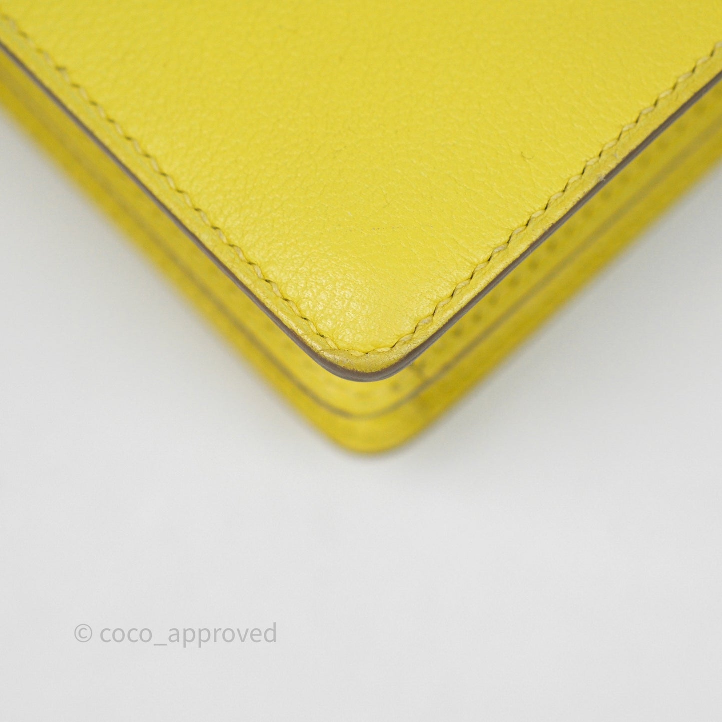 Hermès Roulis Mini 18 Lime 9R Evercolor Gold Hardware