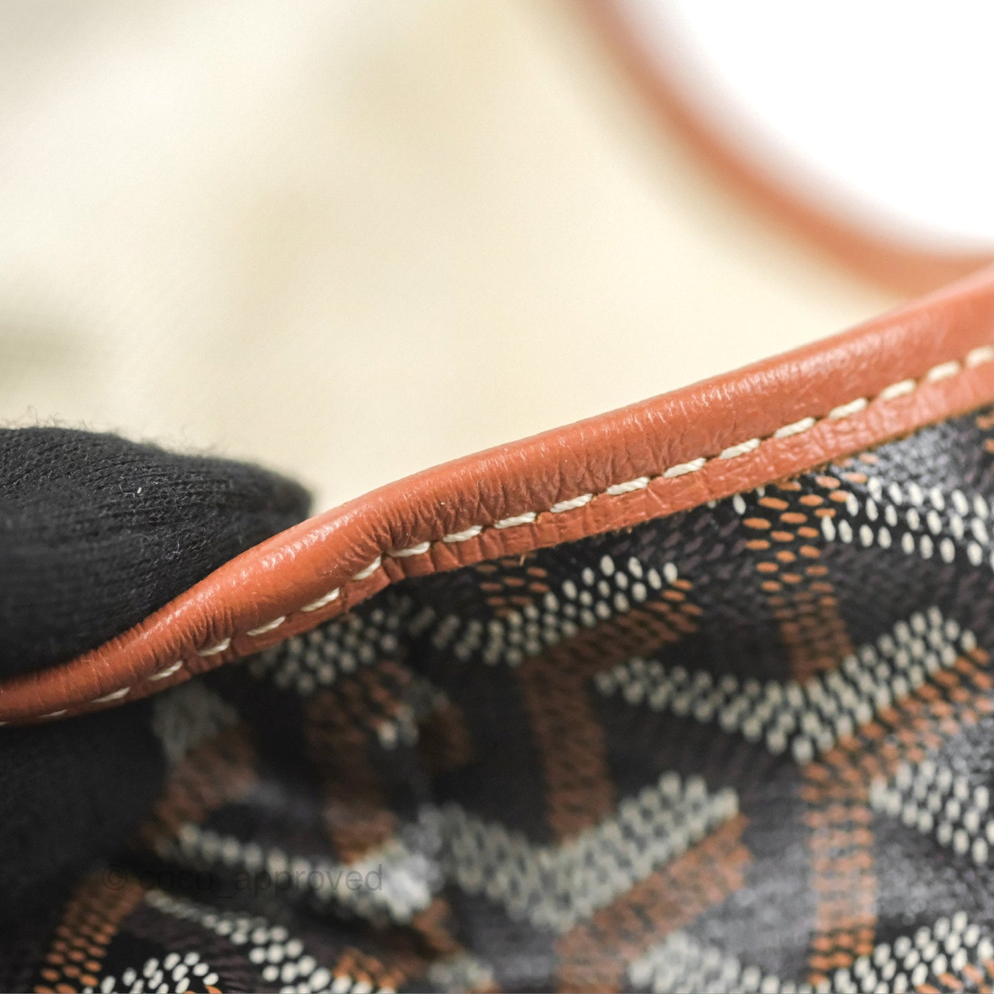 Goyard St. Louis Tote GM Tan/Black