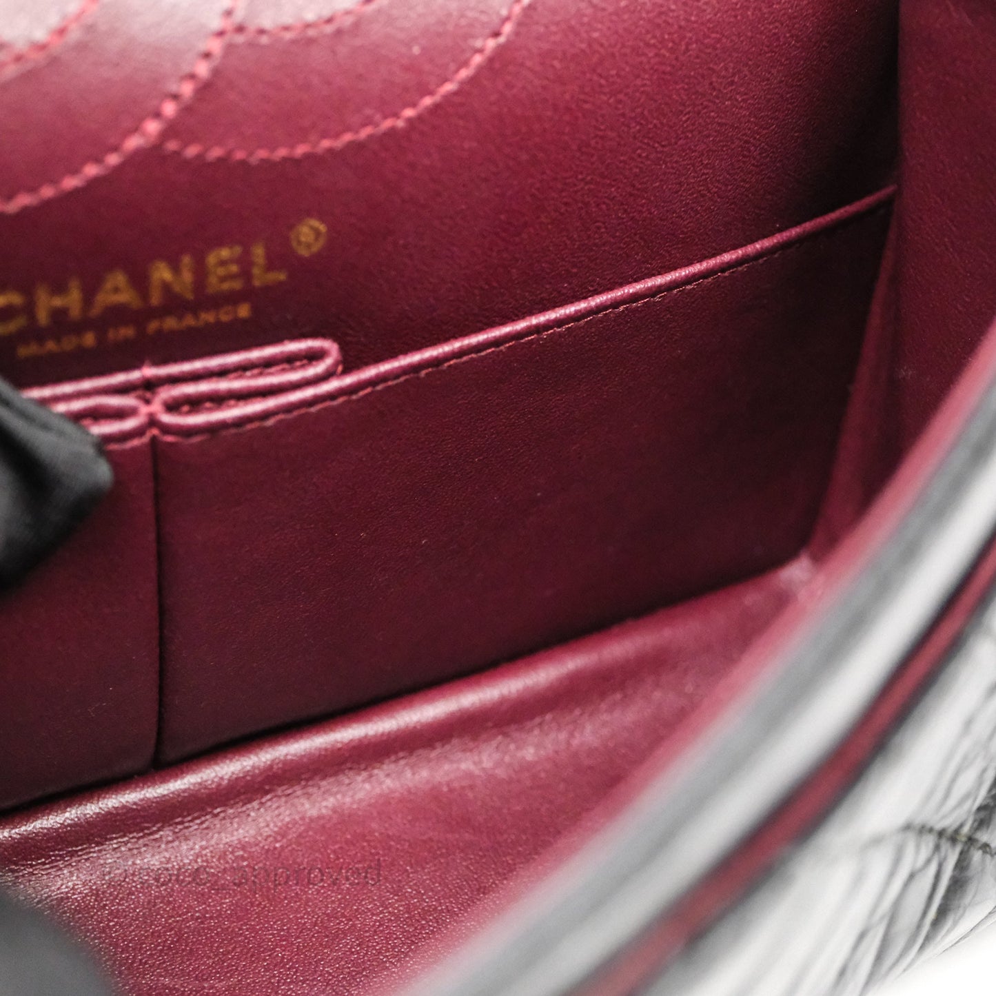Chanel Reissue 225 Flap Black Aged Calfskin Gold Hardware