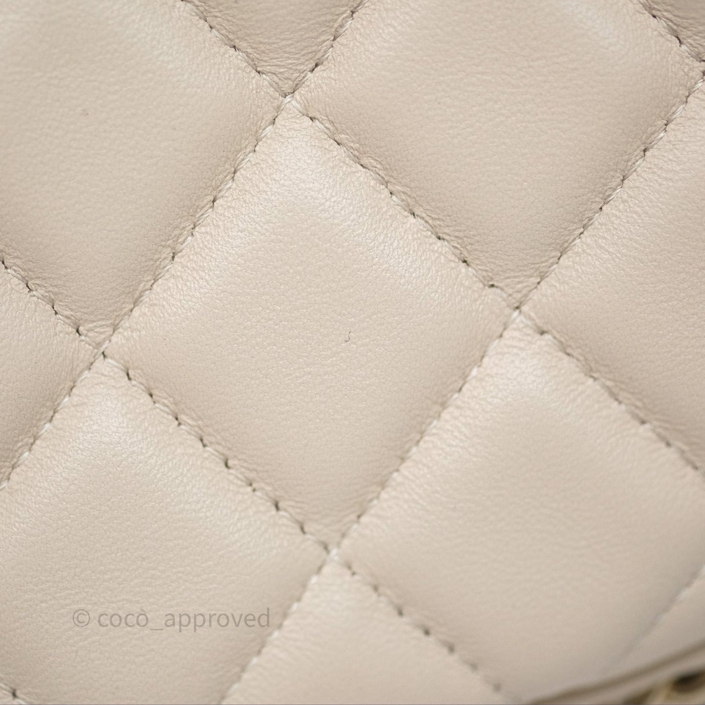 Chanel Small Hobo Bag Light Beige Lambskin Gold Hardware 23P