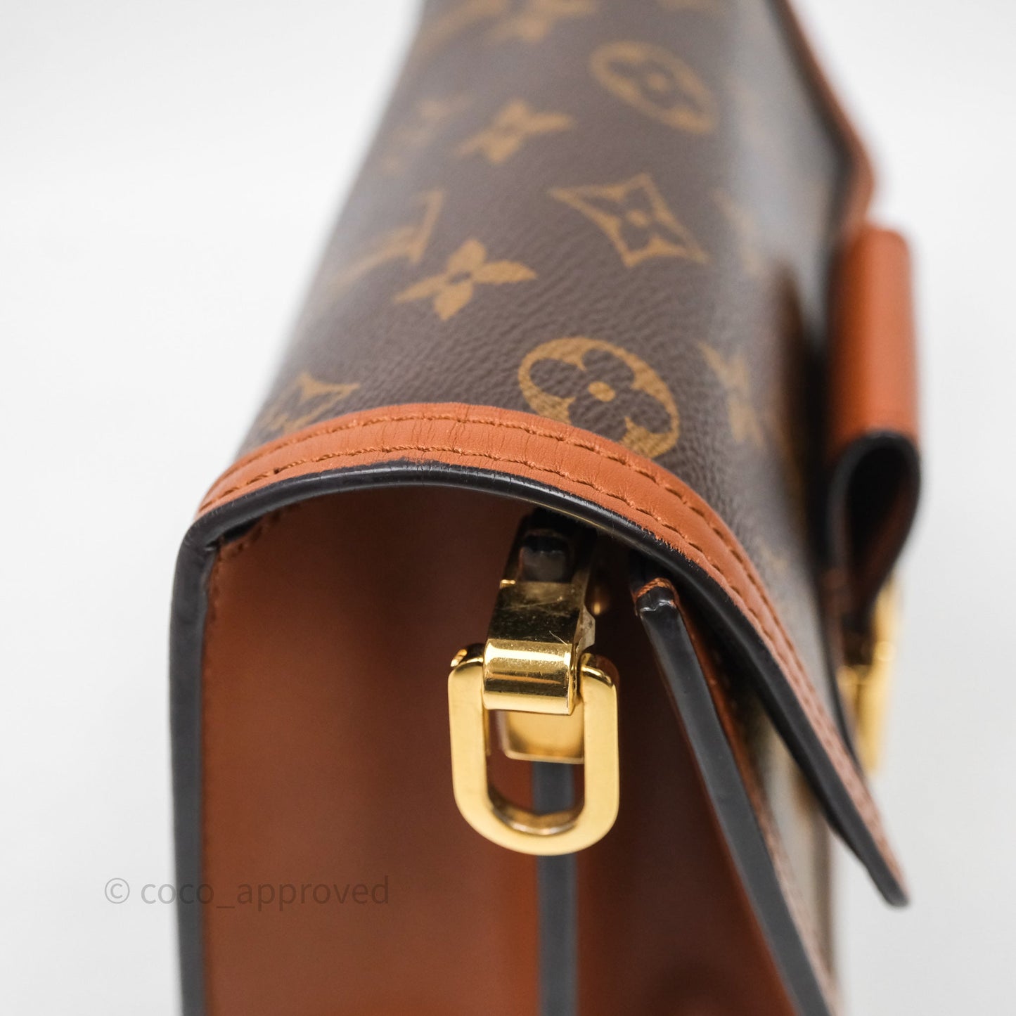 Louis Vuitton Mini Dauphine Monogram Tan Calfskin