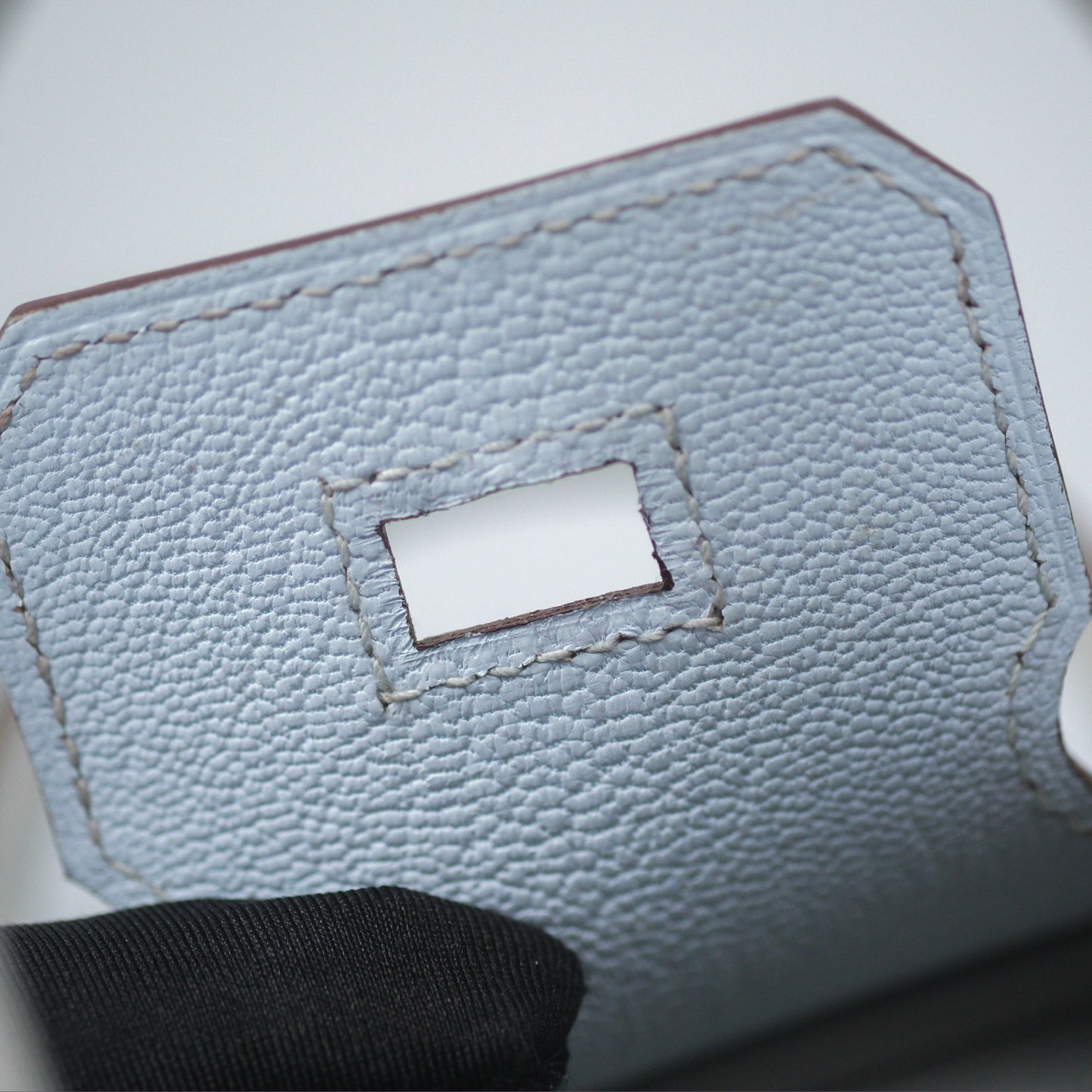 Hermès Birkin 25 Retourne HSS Blue Brume T0/ Gris Perle 80 Chevre Mysore Palladium Hardware