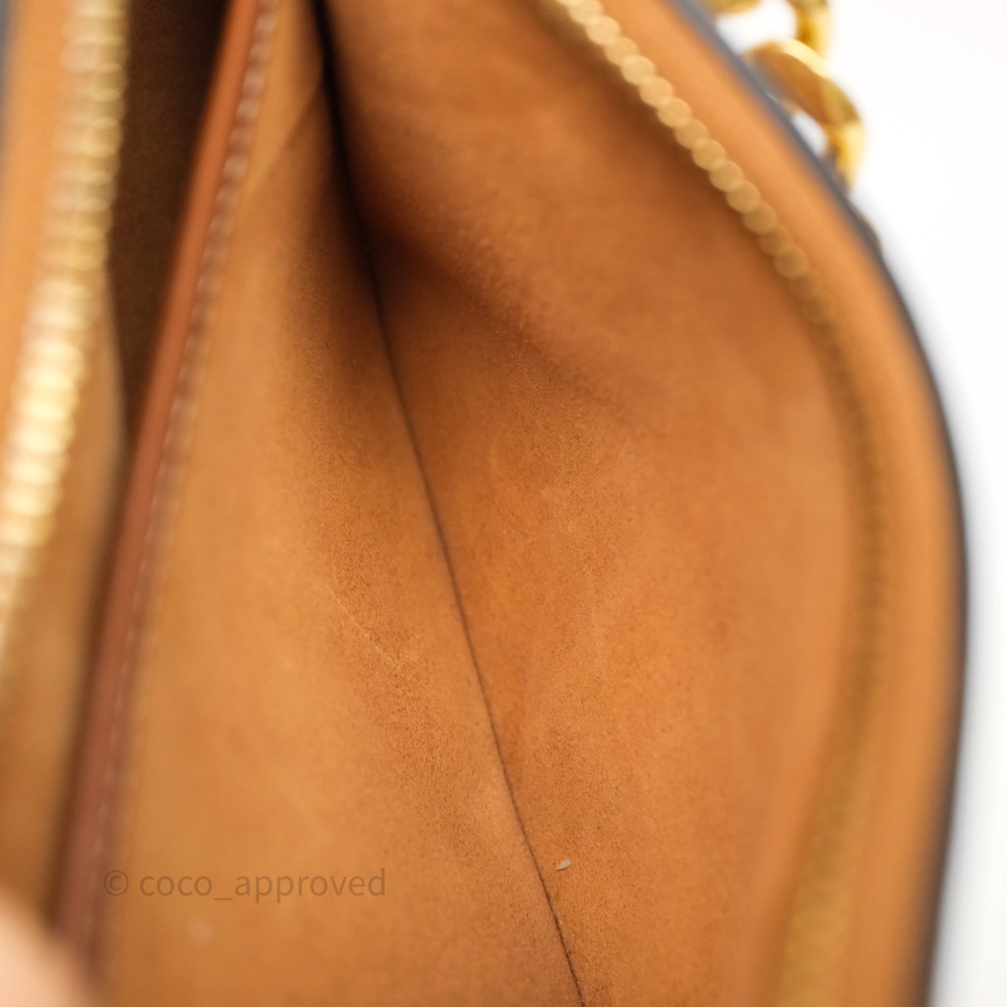 Celine Medium Ava Chain Bag Tan Calfskin
