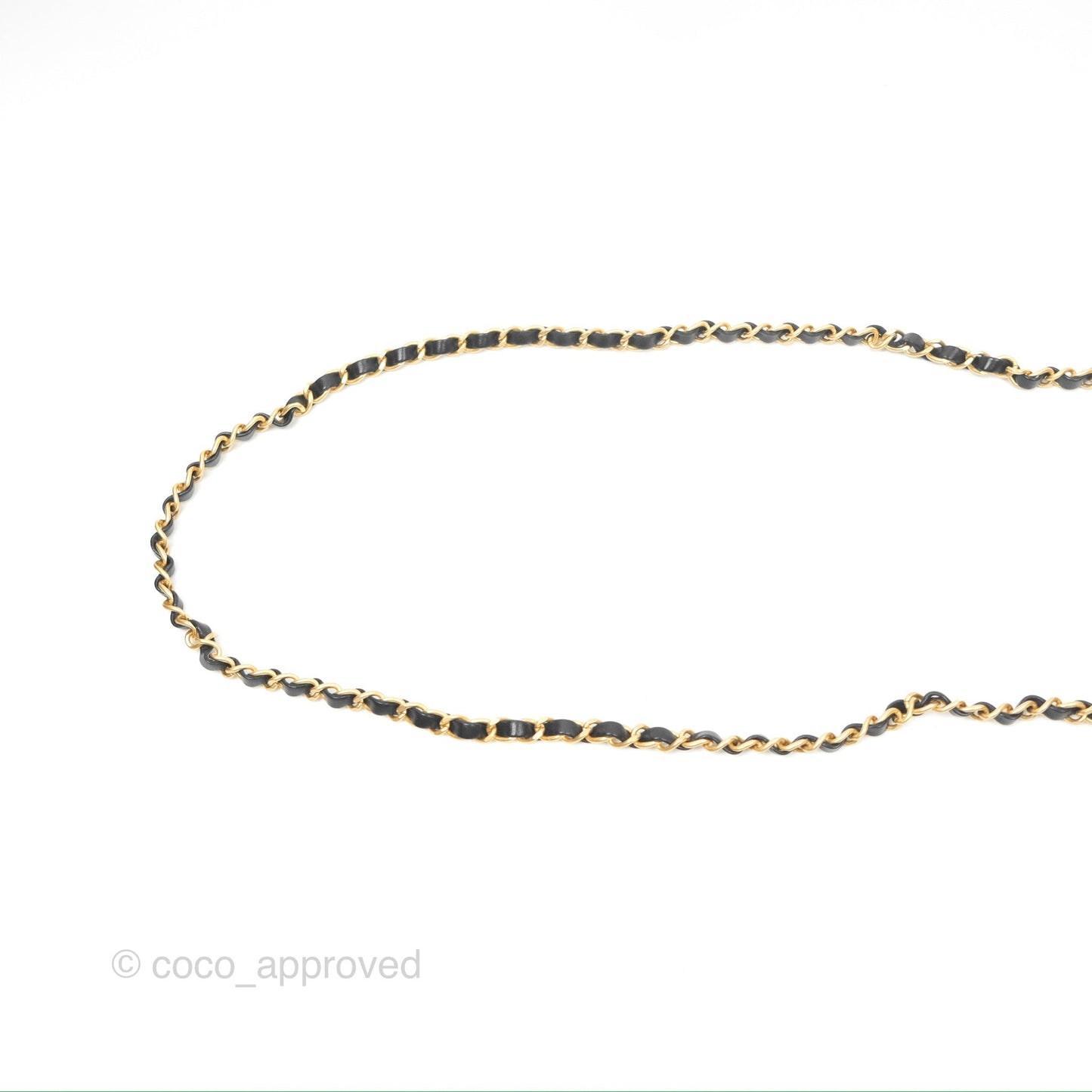 Chanel Mini Flap Bag with Pearl Chain Black Shiny Lambskin Aged Gold Hardware 24P
