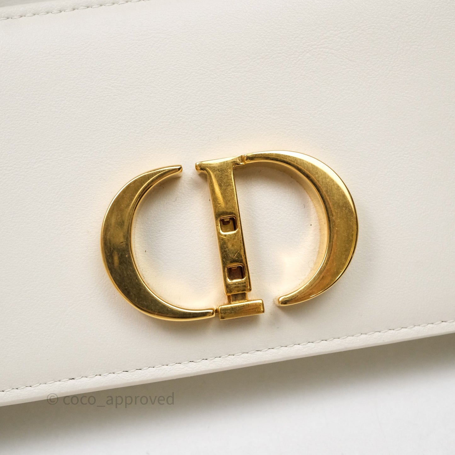 Christian Dior Miss Montaigne Mini Bag Latte Smooth Calfskin