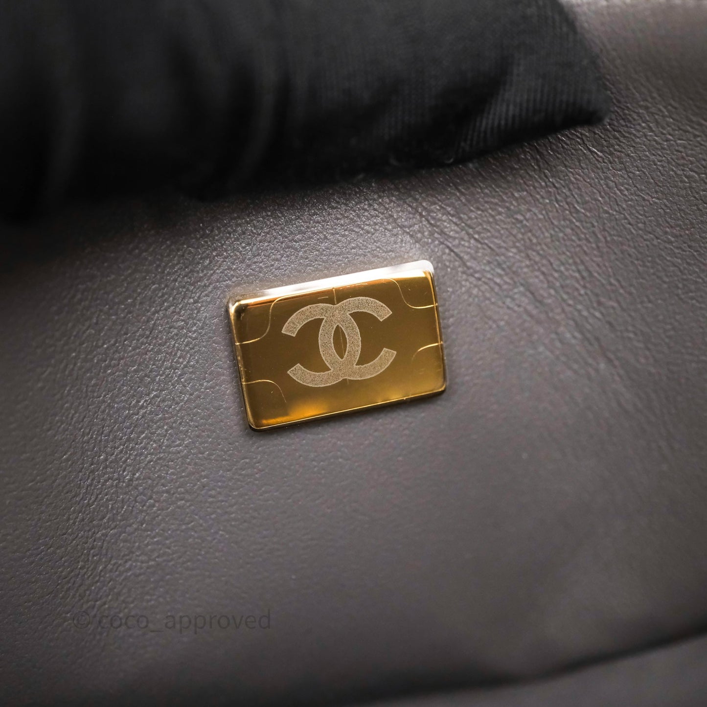 Chanel Small Quilted Classic Flap Grey Lambskin Light Gold Hardware