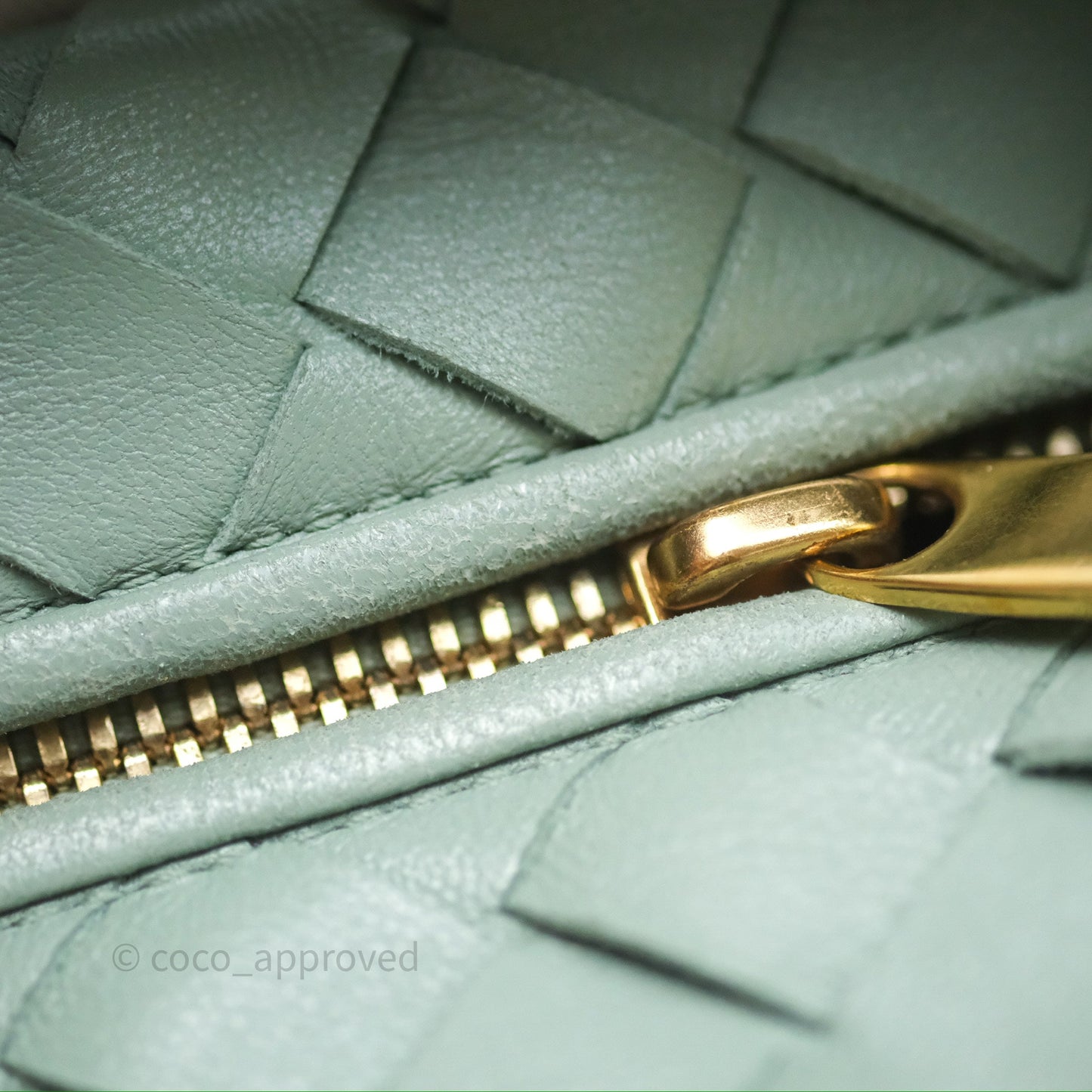 Bottega Veneta Mini Jodie Bag Intrecciato Green Lambskin Gold Hardware⁣⁣