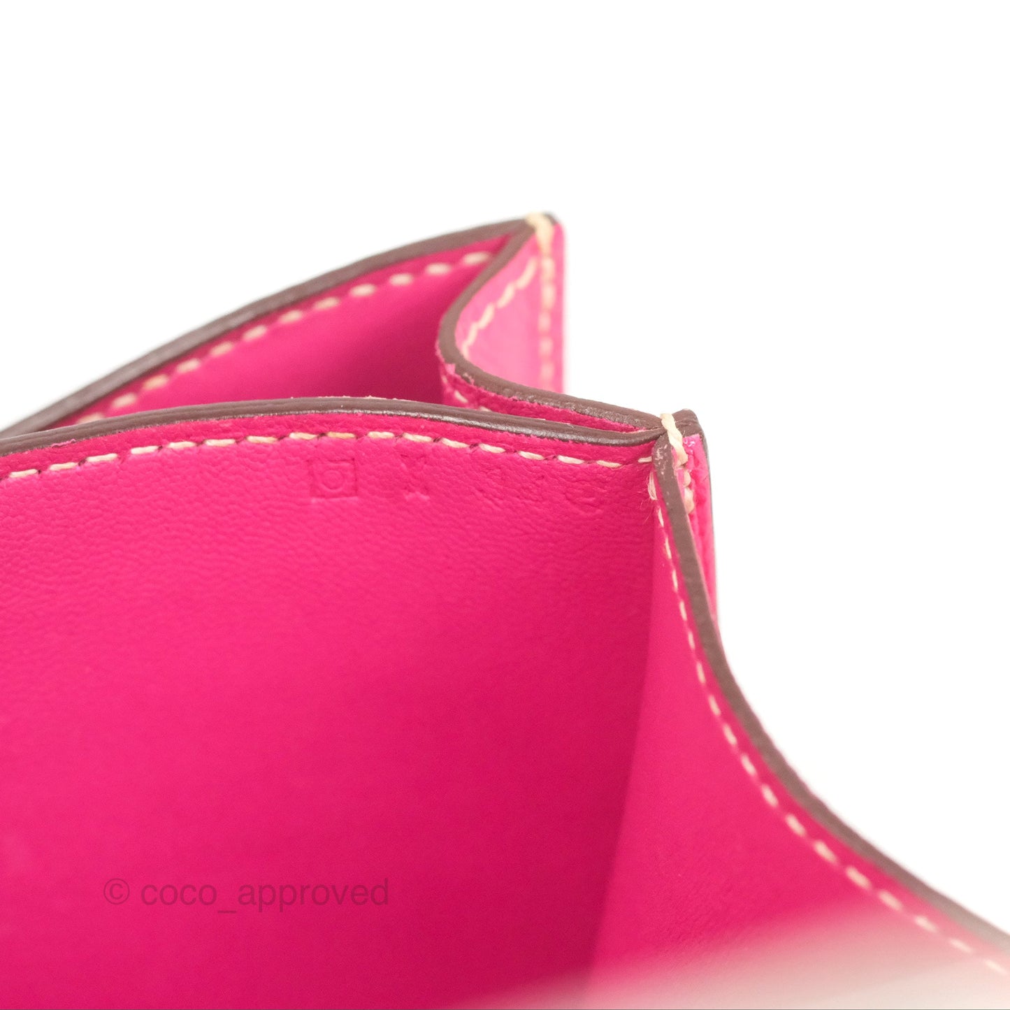Hermès Constance Mini 18cm Rose Tyrien Epsom Palladium Hardware