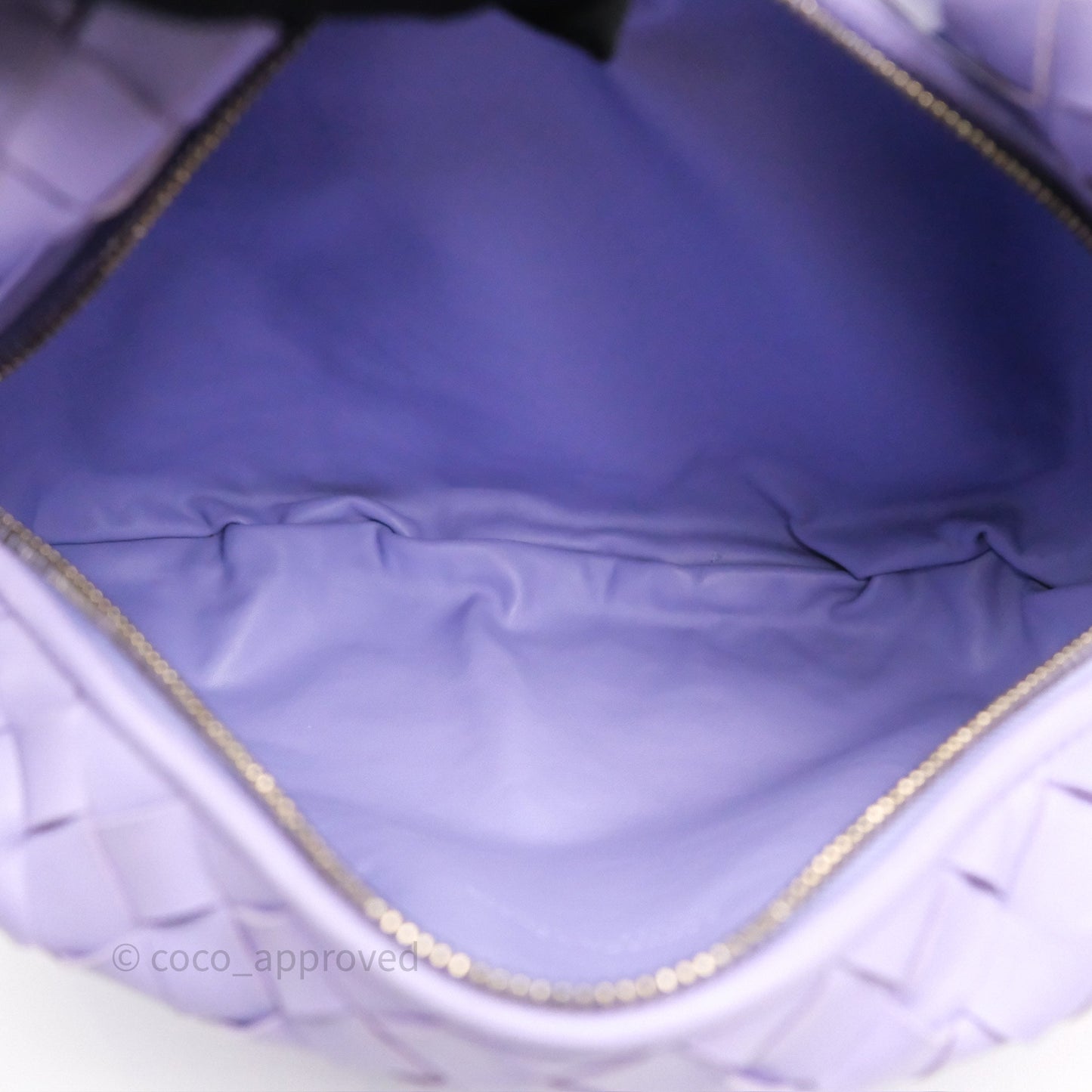 Bottega Veneta Teen Jodie Purple Intrecciato Lambskin