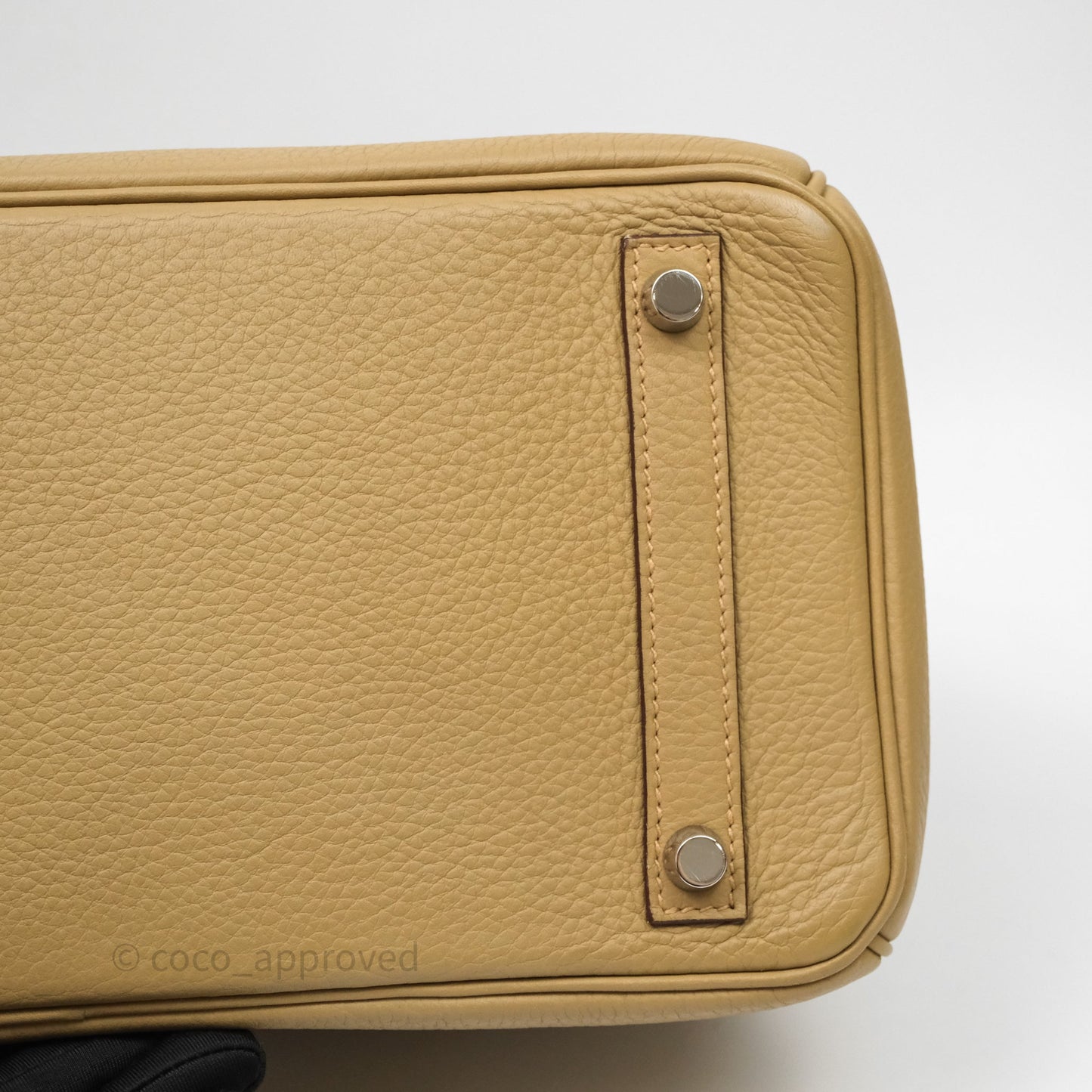Hermès Birkin 30 Tabac-Camel 24 Togo Palladium Hardware