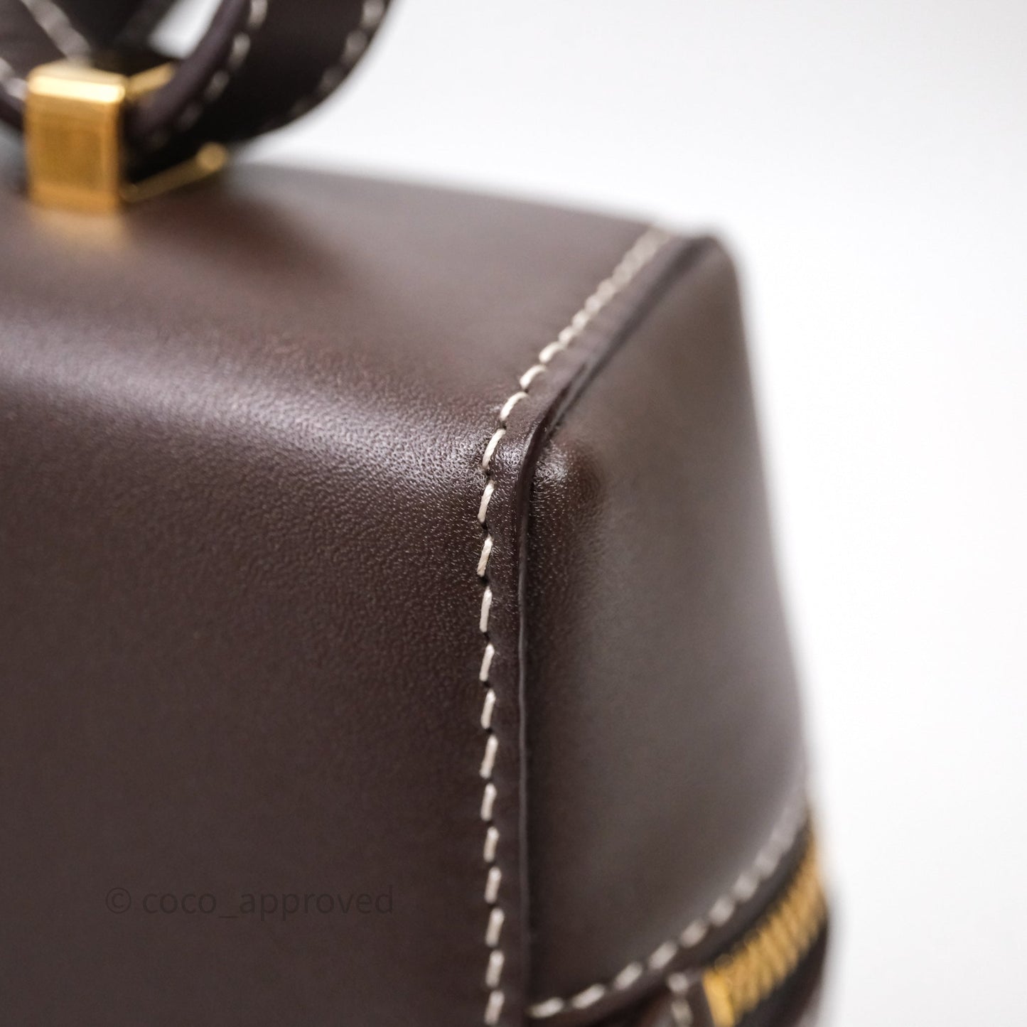 Loro Piana Extra Bag L27 Dark Choco Licorice Smooth Calfskin