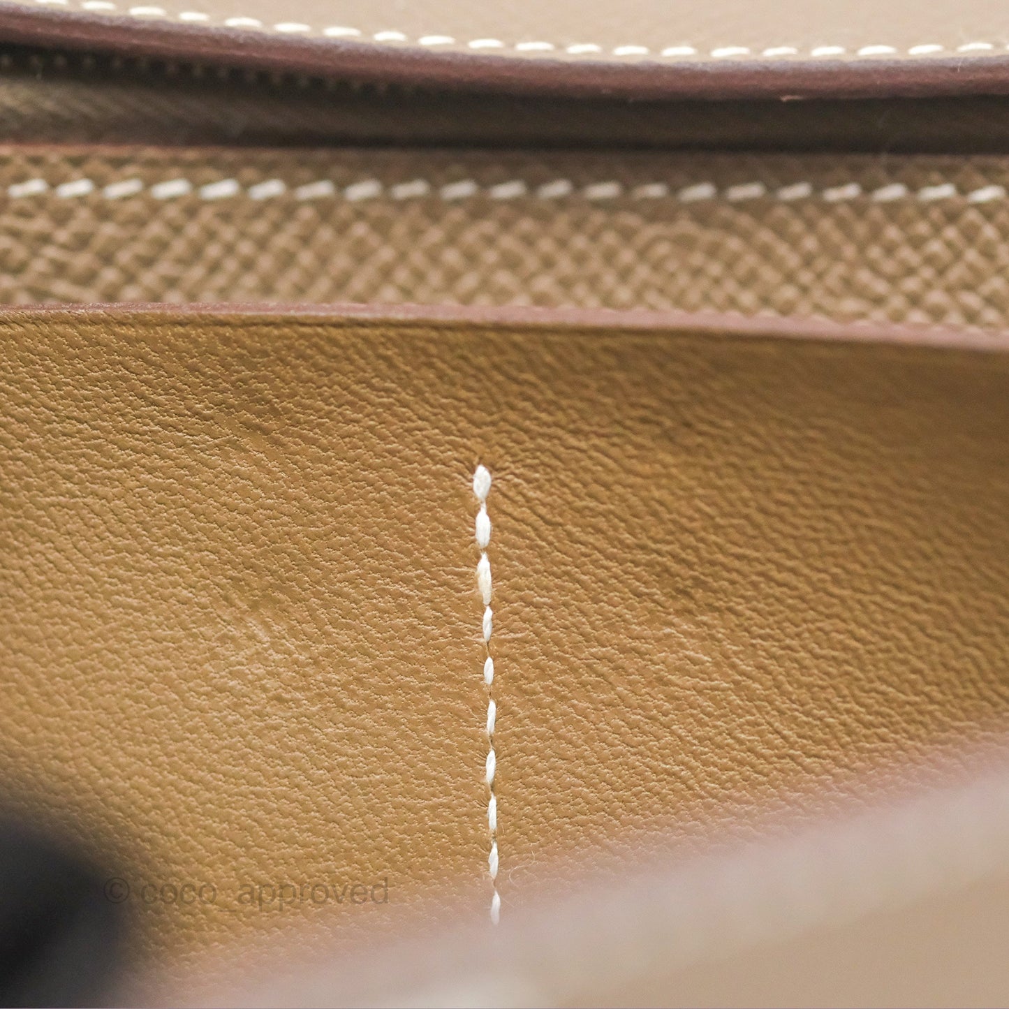 Hermès Kelly Wallet Etoupe Epsom Palladium Hardware