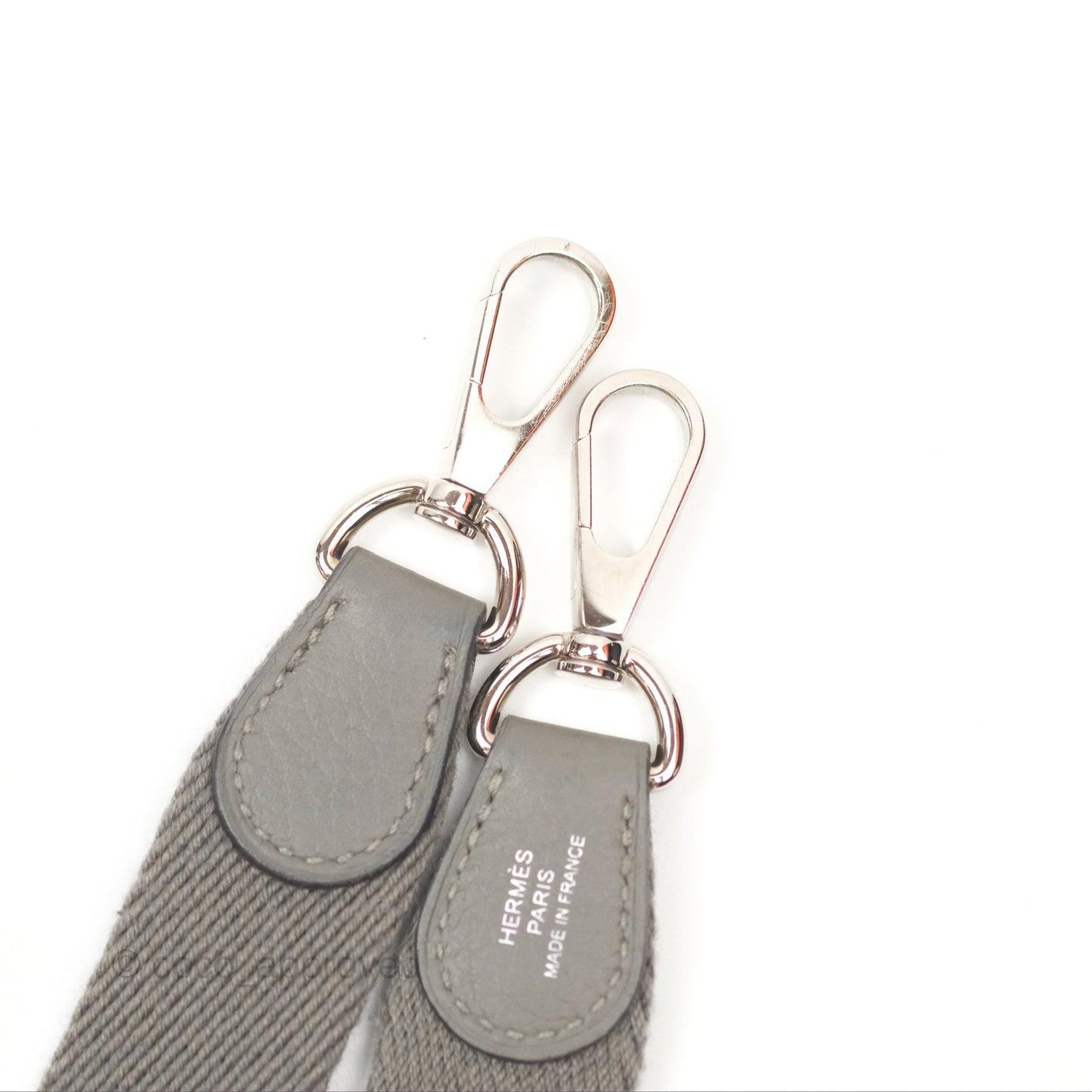 Hermès Mini Evelyne 16 Gris Meyer 0L Clemence Palladium Hardware