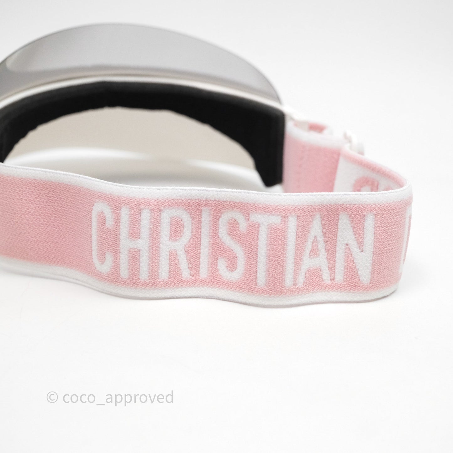 Christian Dior Diorclub Pink White Sun Visor