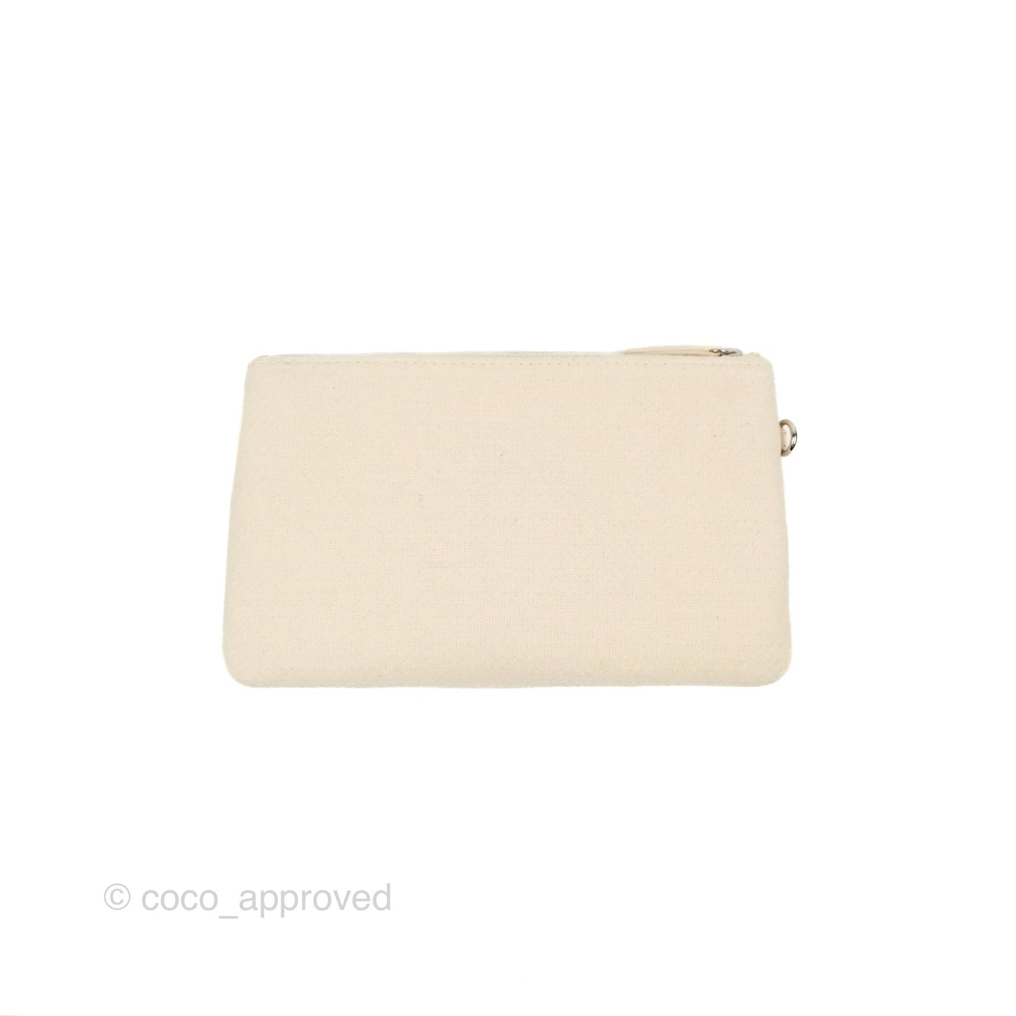 Chanel New Small Deauville Cream Ivory Canvas