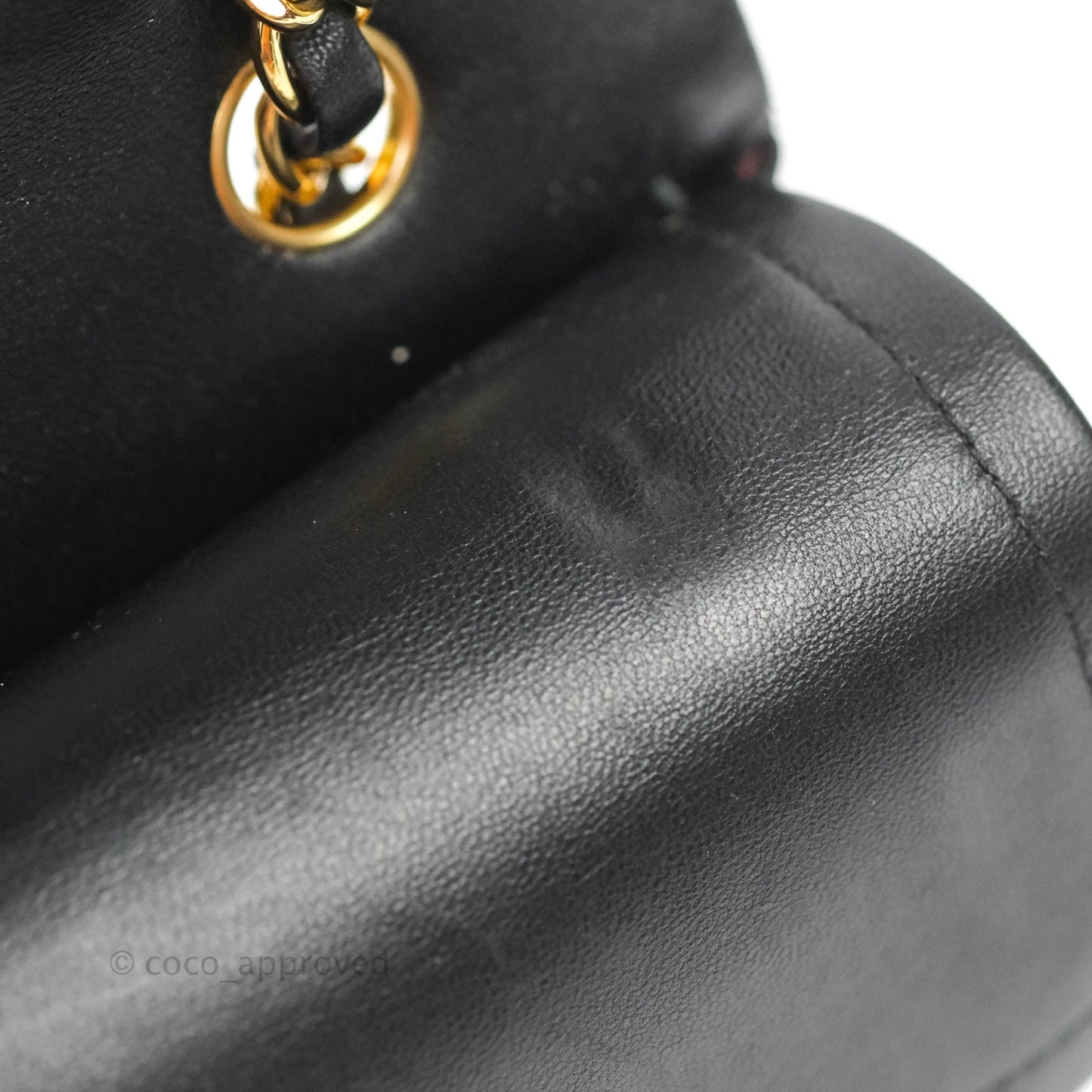 Chanel Classic M/L Medium Double Flap Black Lambskin Gold Hardware