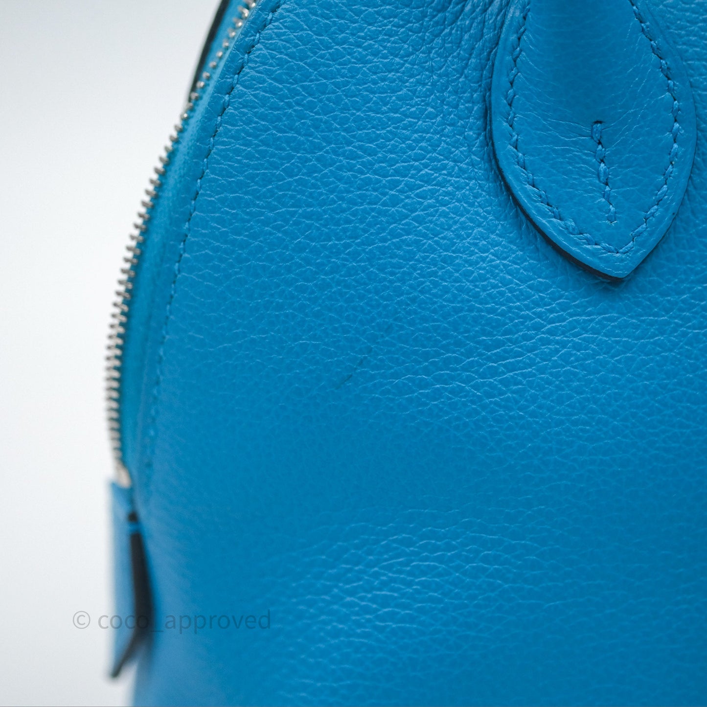 Hermès Bolide Mini 1923 Bleu Frida 0F/ Rose Mexico 0D Evercolor Palladium Hardware