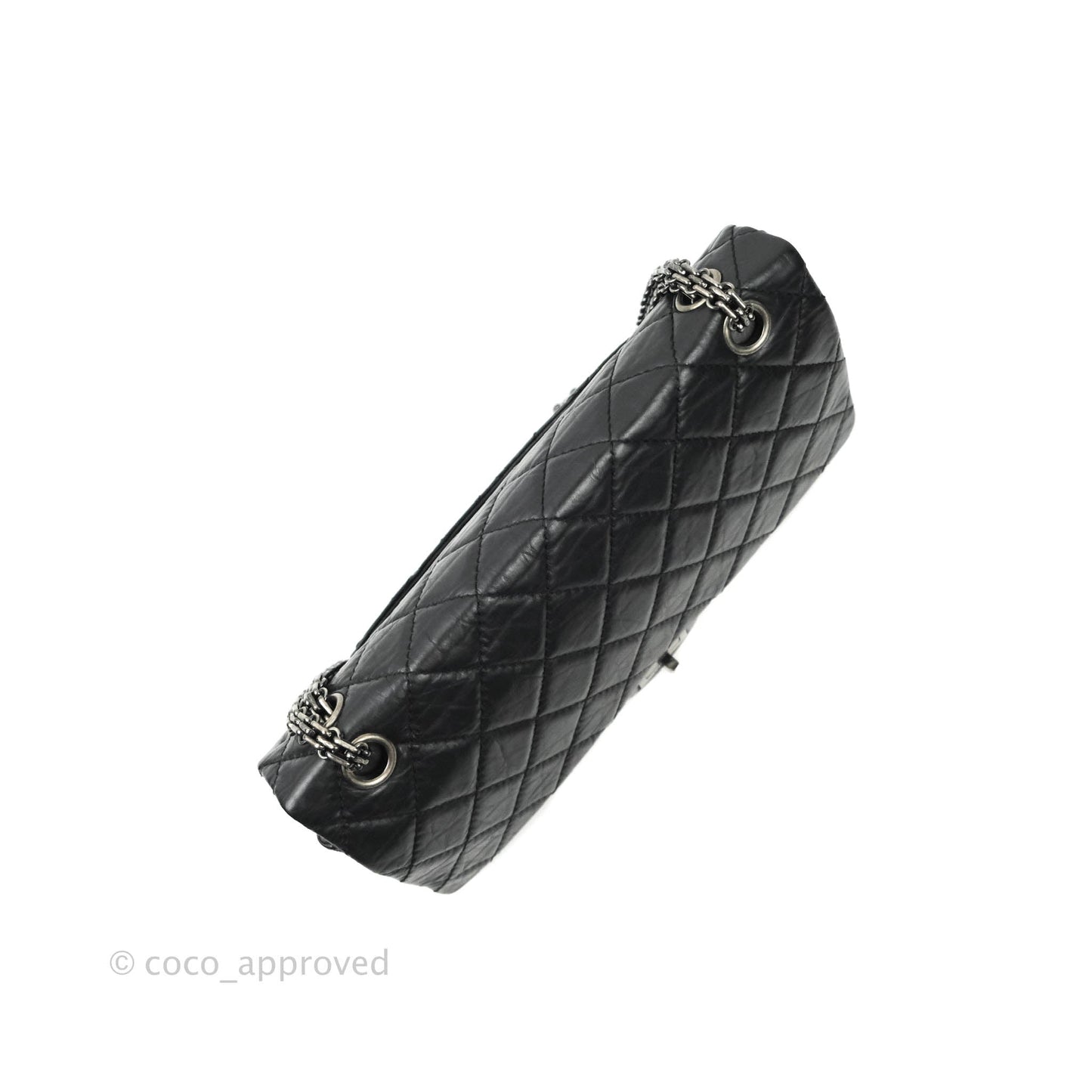 Chanel Reissue Quilted Aged Calfskin Black Ruthenium Hardware 226