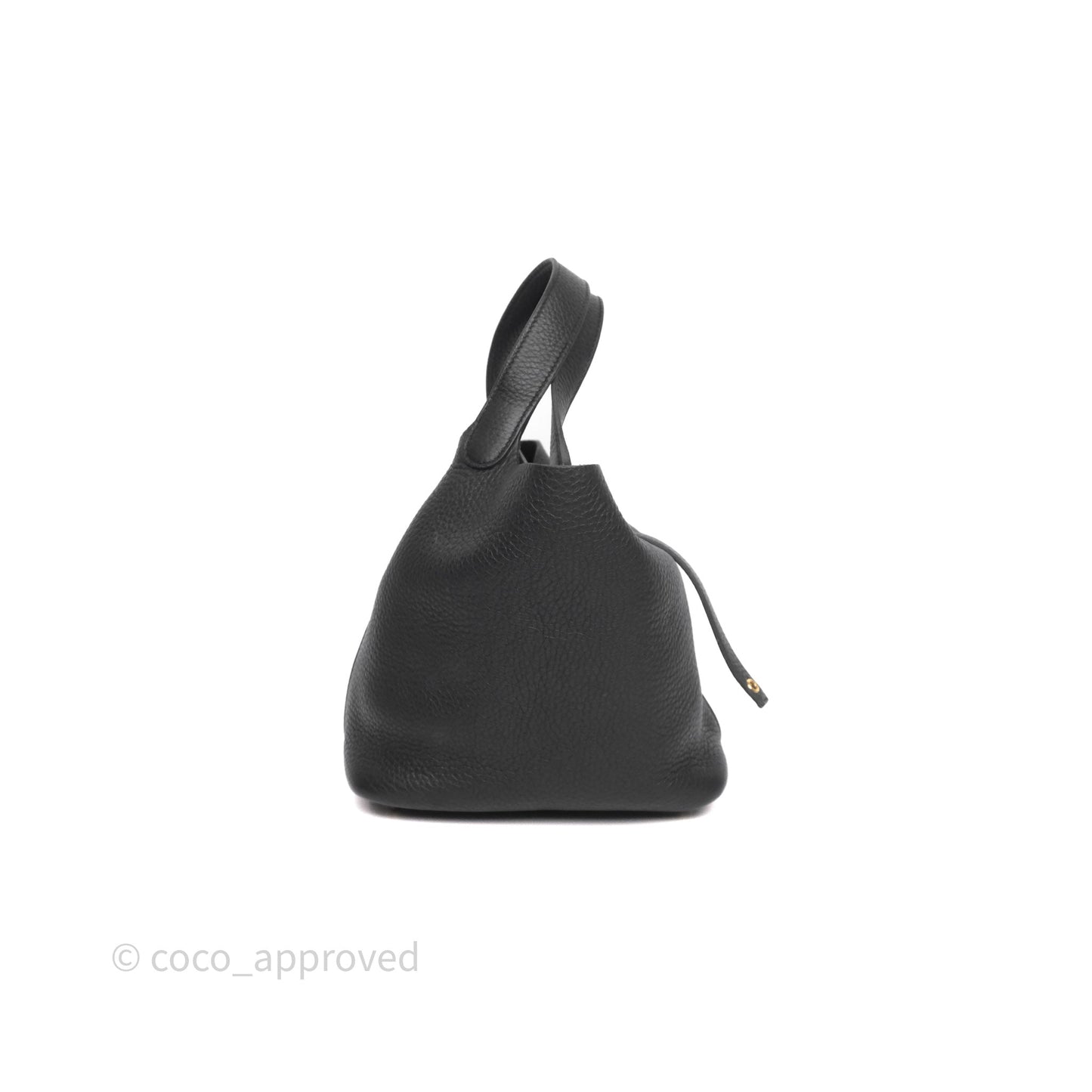Hermès Picotin Lock 18 Noir Black 89 Clemence Gold Hardware