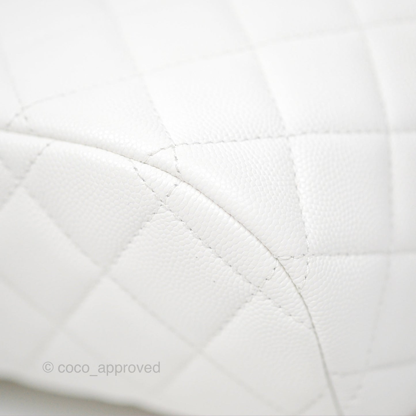 Chanel Mini Urban Spirit Backpack White Caviar Gold Hardware 23S