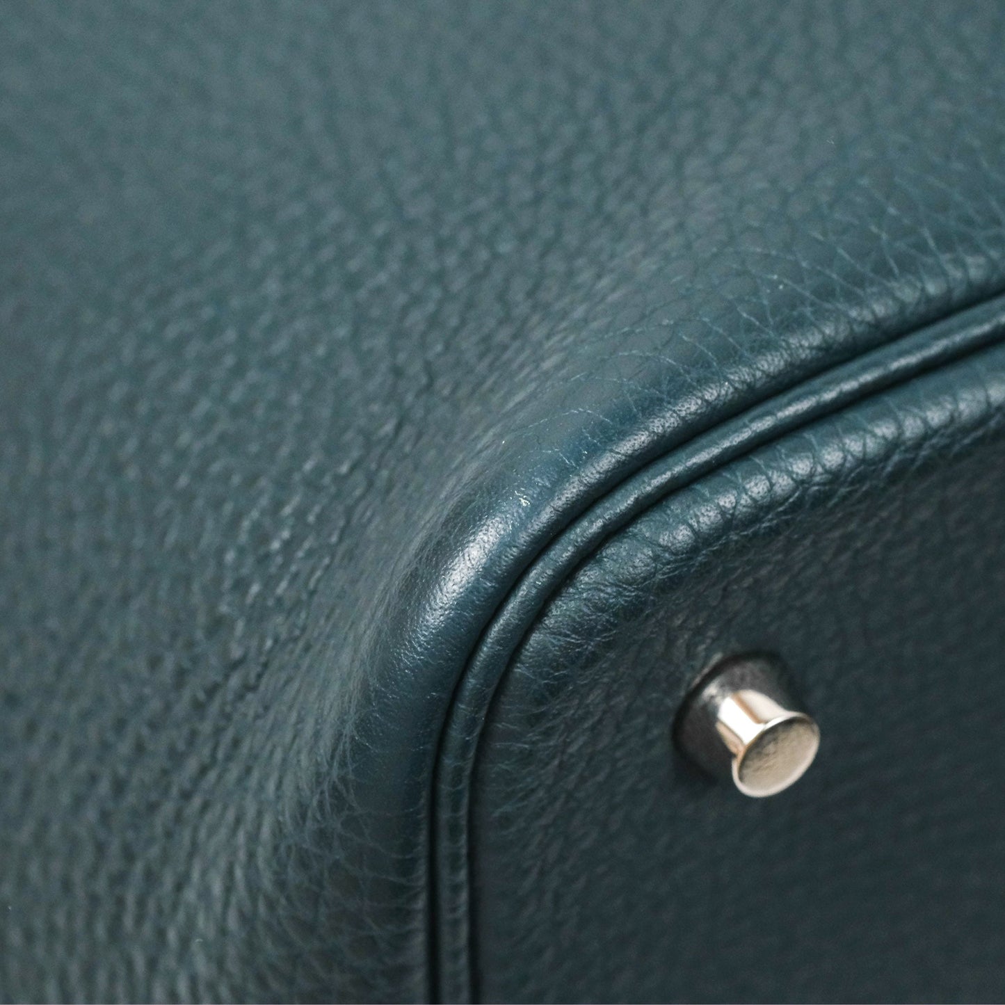Hermès Picotin Lock 22 Vert Cypress 6O Clemence Palladium Hardware