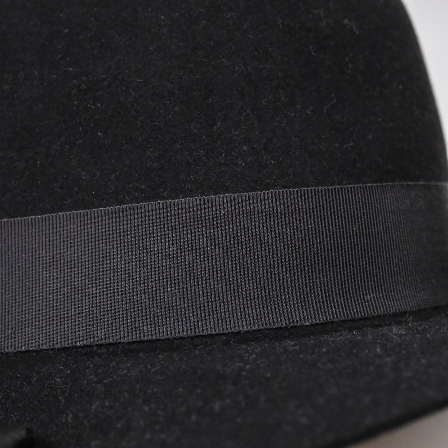 Hermès Black Trilby Hat Size 59