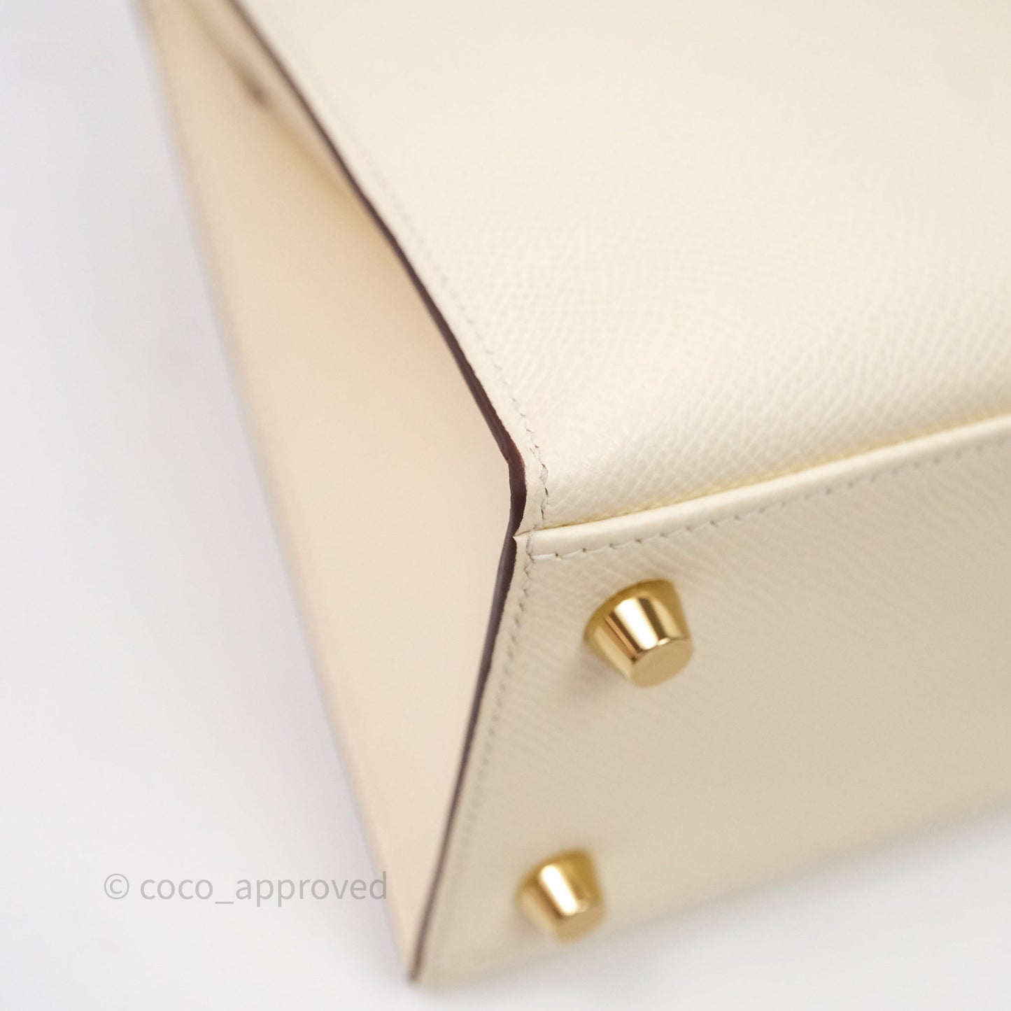 Hermès Kelly 25 Nata I2 Epsom Gold Hardware
