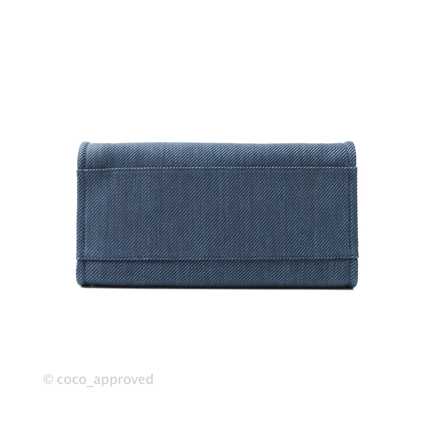 Chanel Canvas Large Deauville Tote Navy Blue