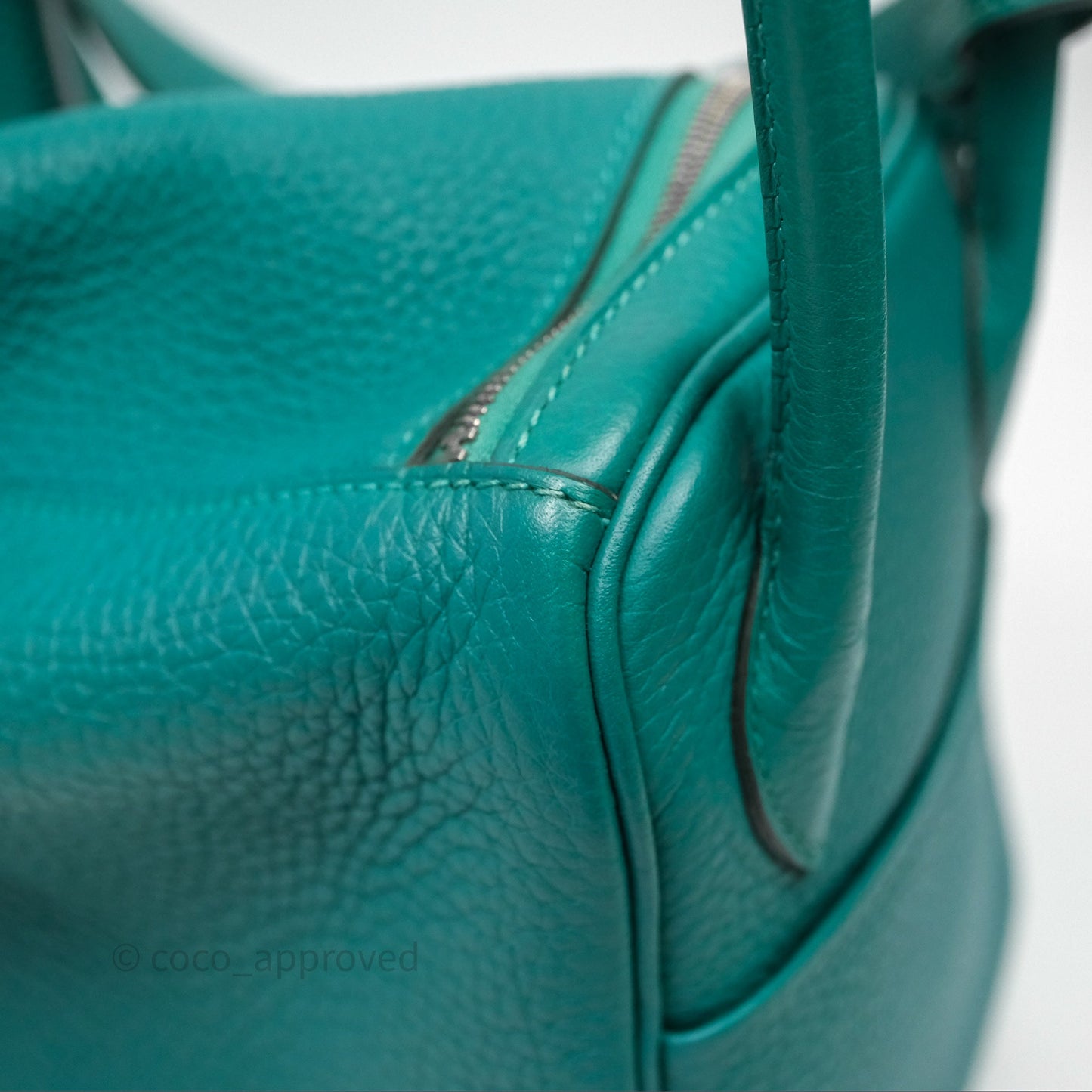 Hermès Lindy 26 Vert Verone U1 Clemence Palladium Hardware
